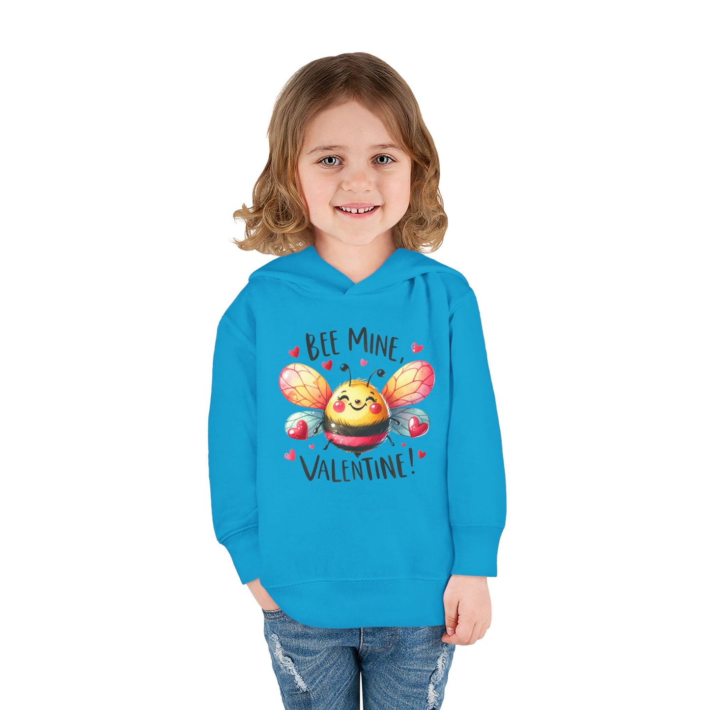"Bee Mine, Valentine!" Toddler Hoodie