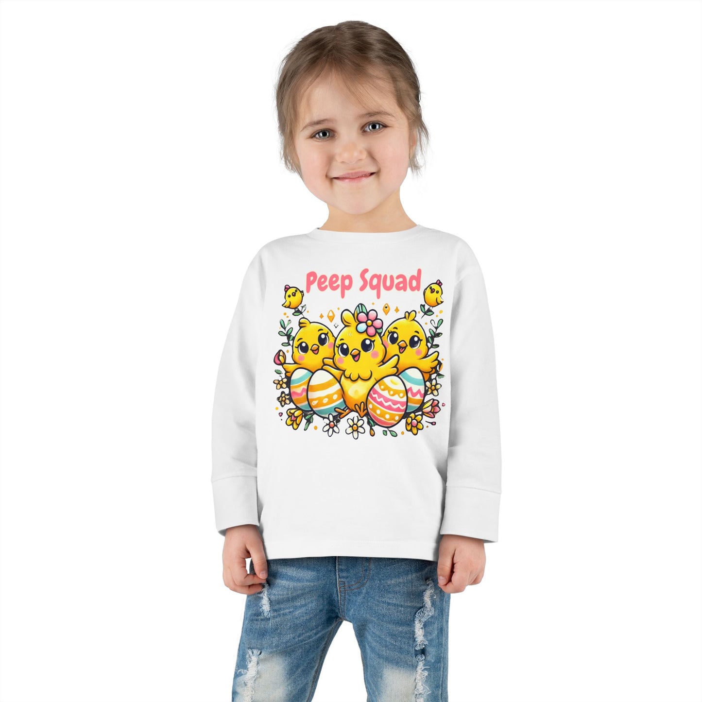“Peep Squad” – Toddler Long Sleeve Tee