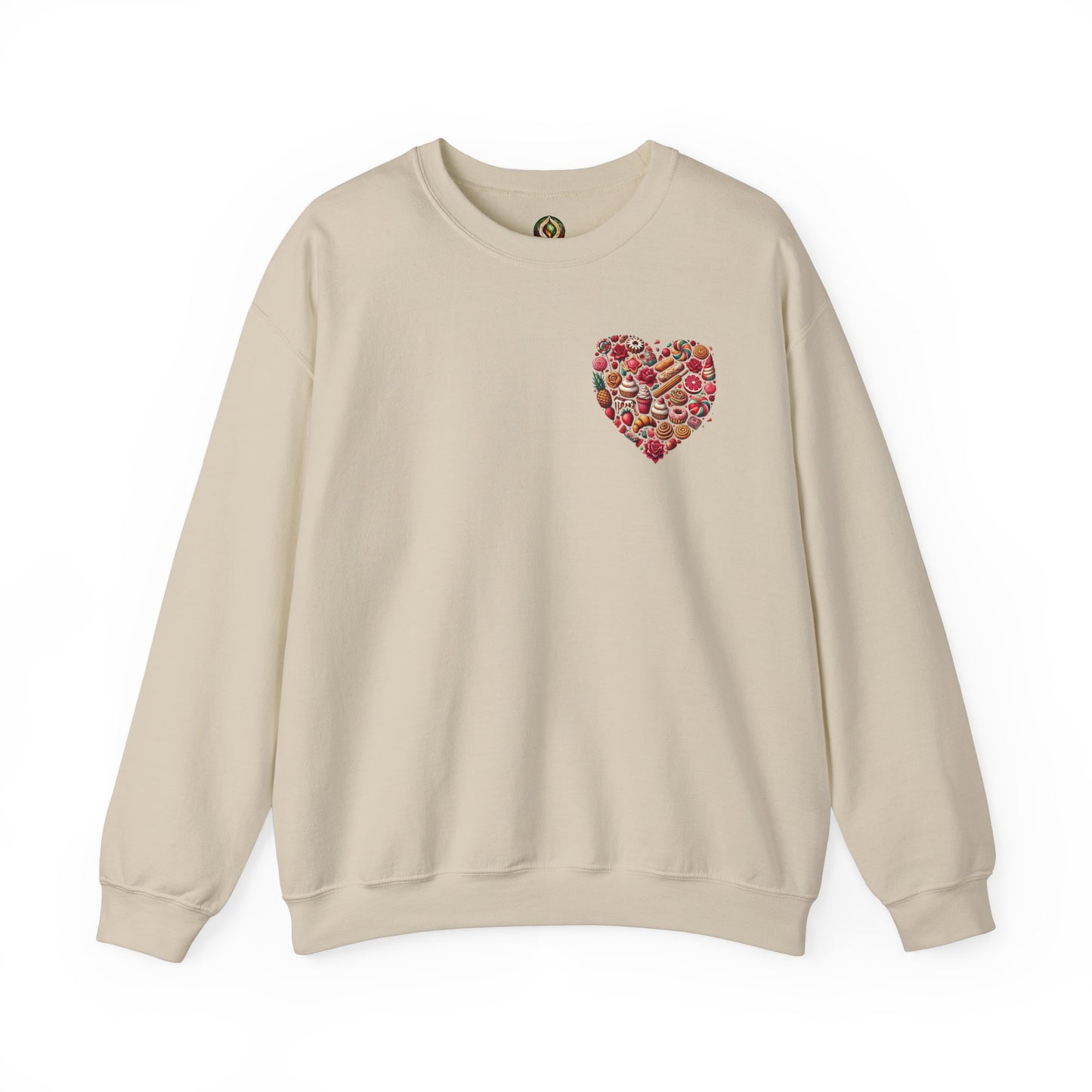 "Love in Every Stitch" Crewneck Sweatshirt