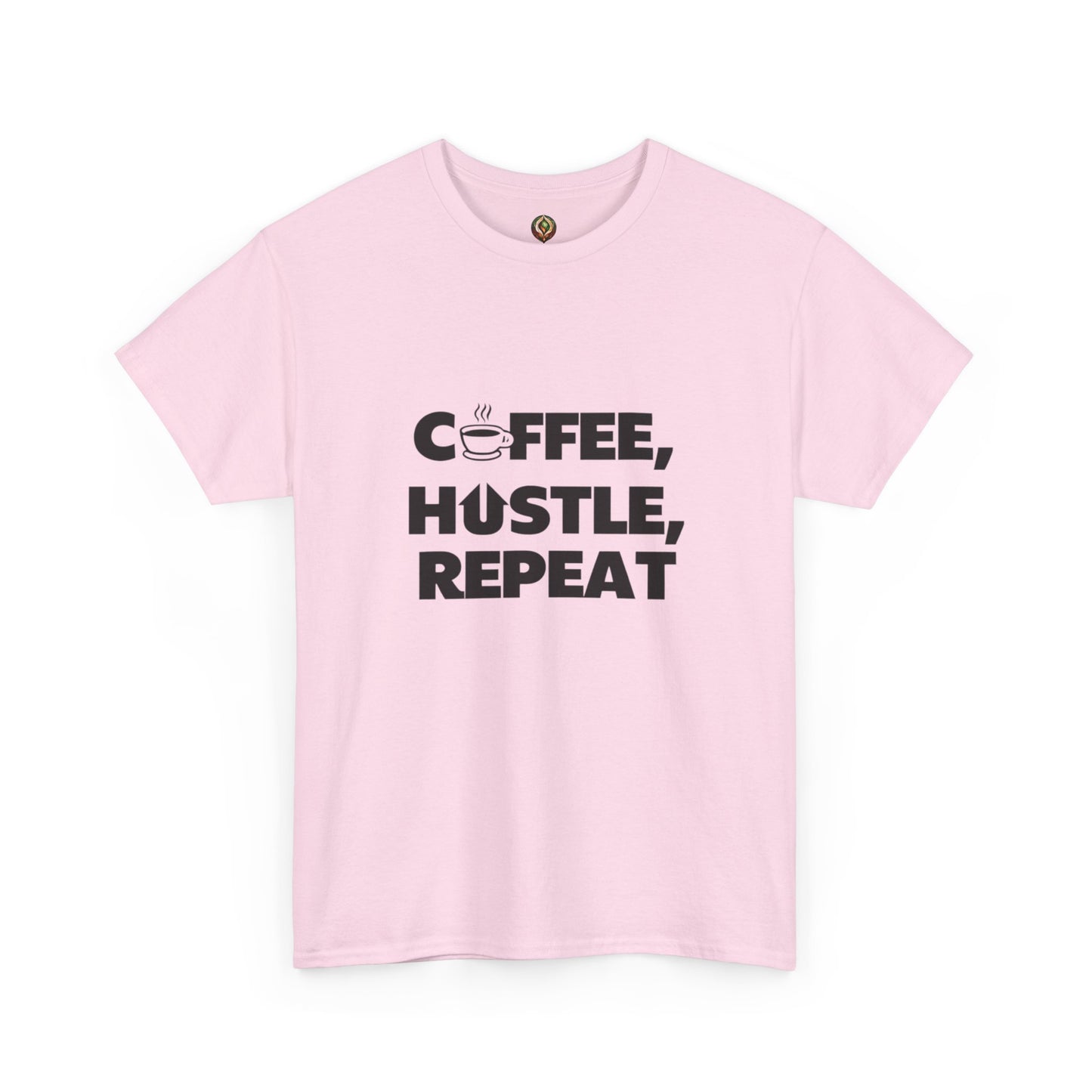 "Coffee, Hustle, Repeat" Unisex Heavy Cotton Tee