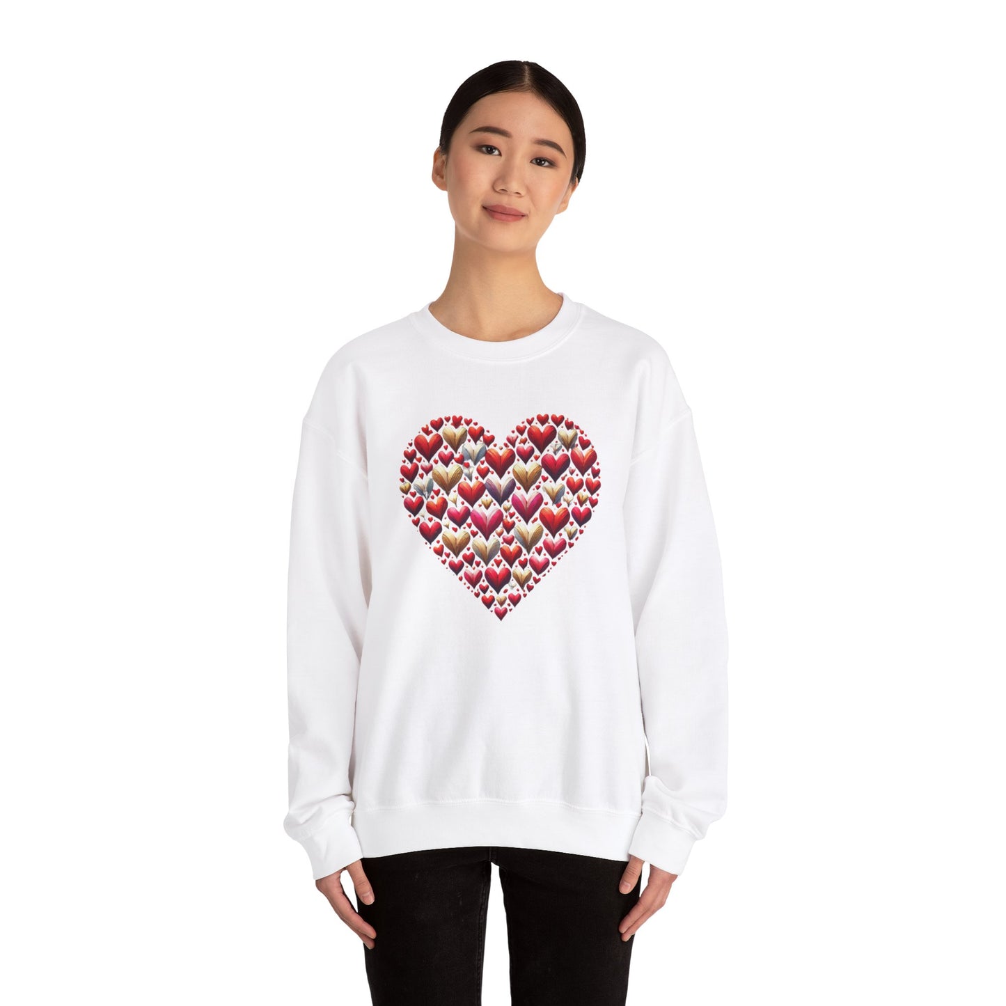 Love, Layers, & Cozy Vibes Unisex Crewneck Sweatshirt