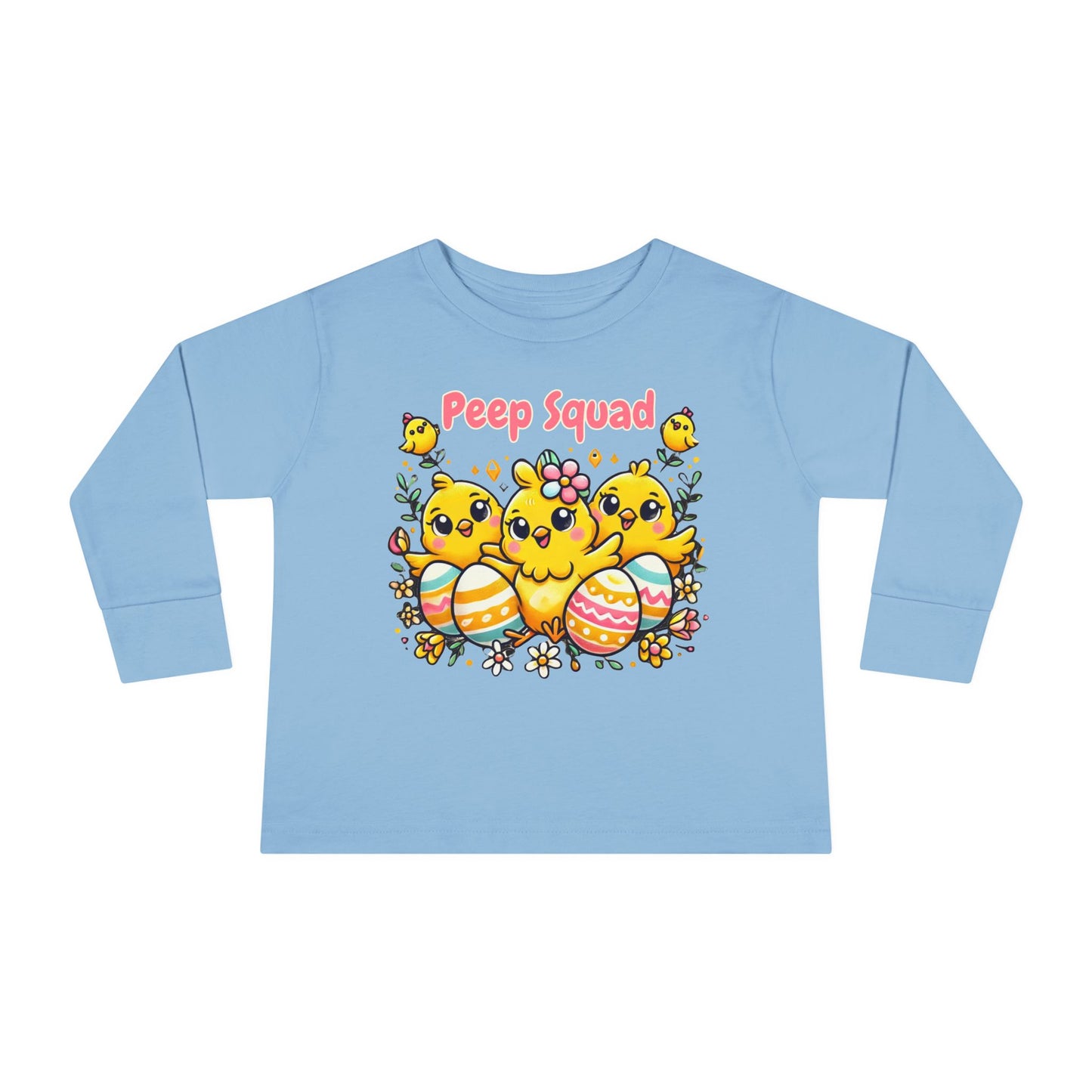 “Peep Squad” – Toddler Long Sleeve Tee