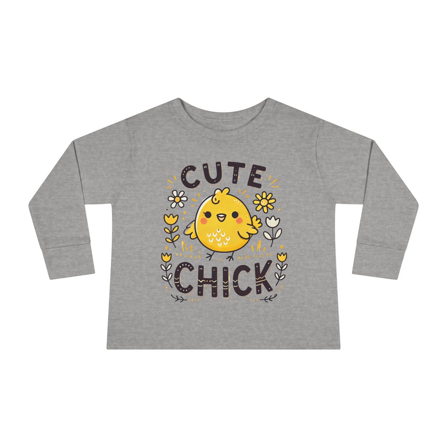 “Cute Chick” – Toddler Long Sleeve Tee