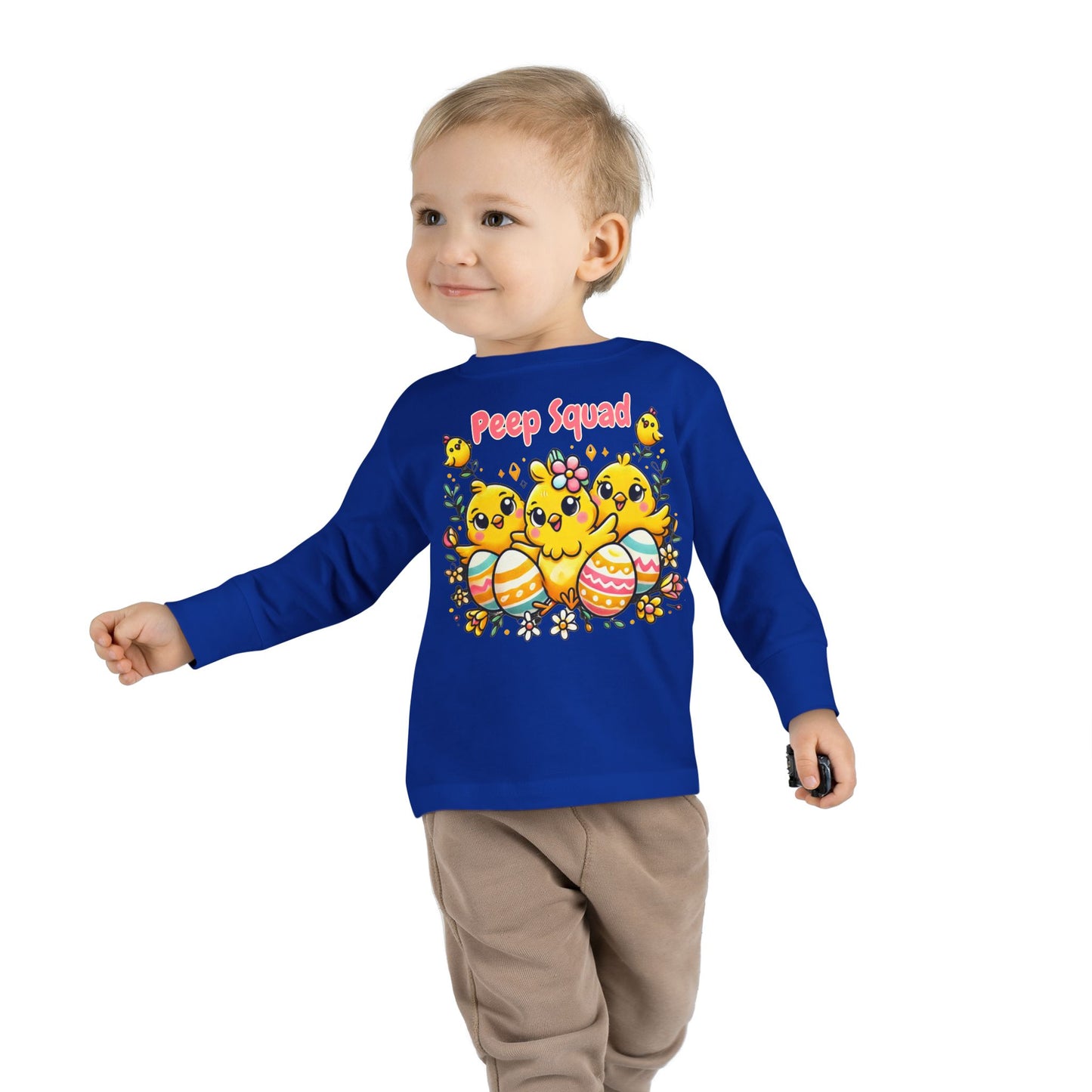 “Peep Squad” – Toddler Long Sleeve Tee