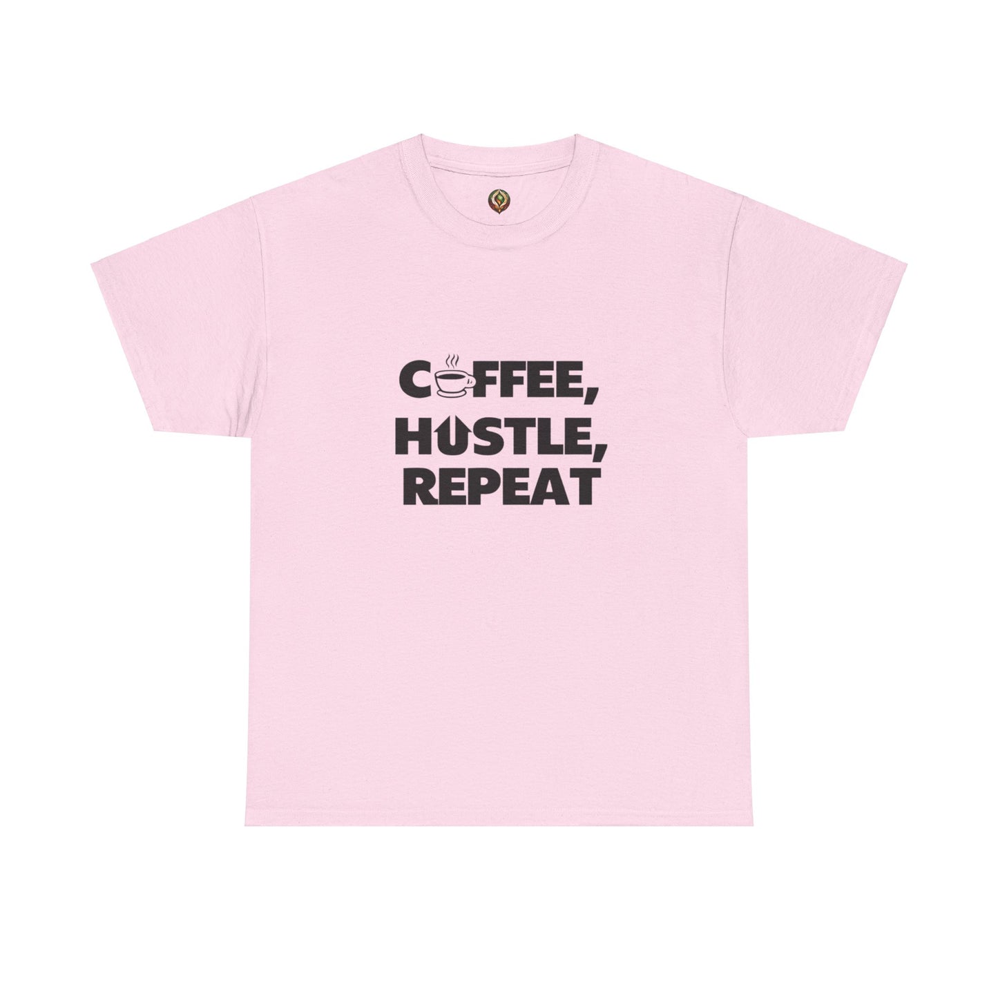 "Coffee, Hustle, Repeat" Unisex Heavy Cotton Tee