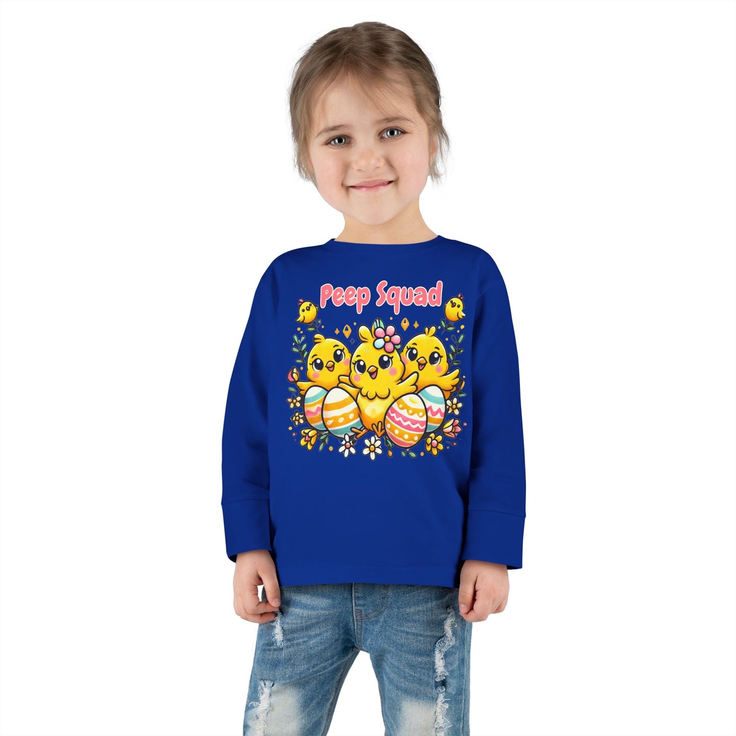 “Peep Squad” – Toddler Long Sleeve Tee