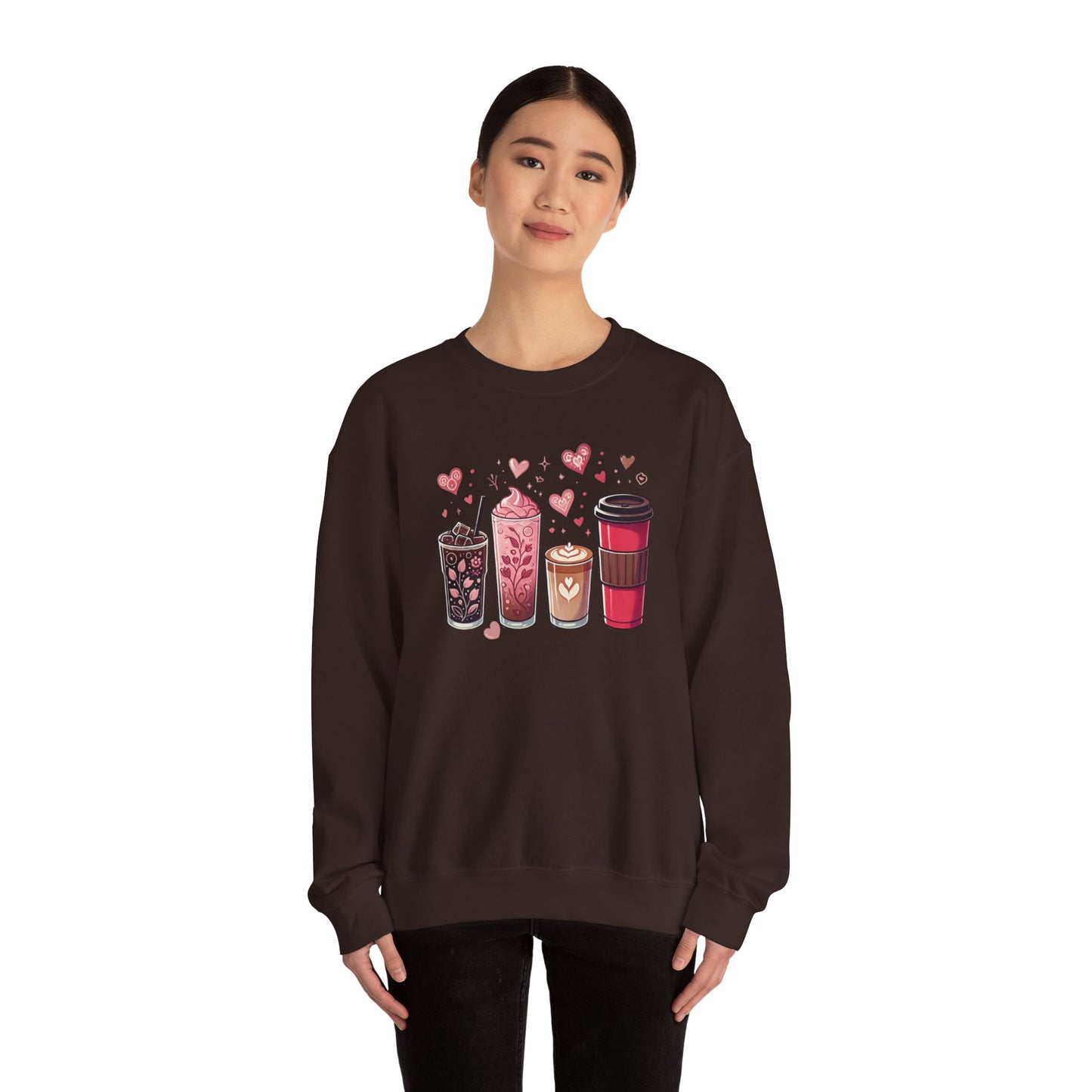 "Cup of Love" Coffee Lovers Crewneck