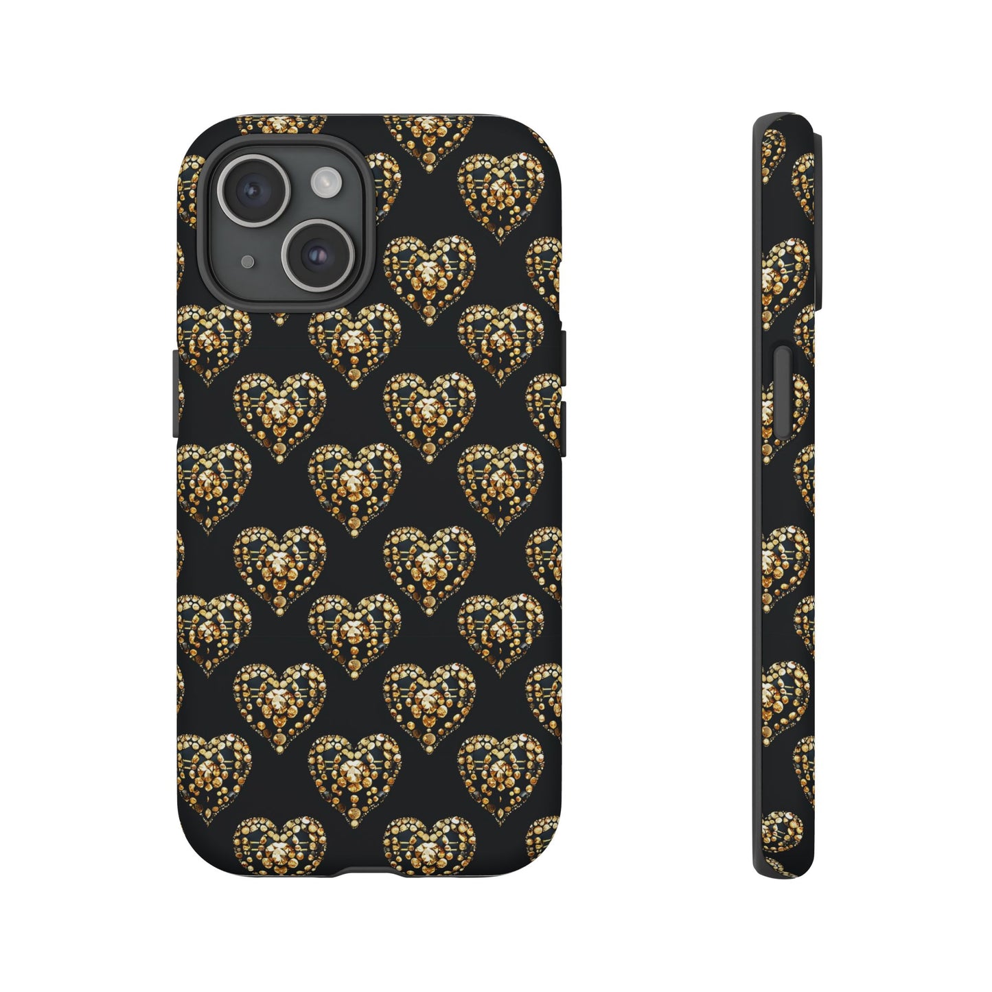 Golden Heart Luxe Phone Case