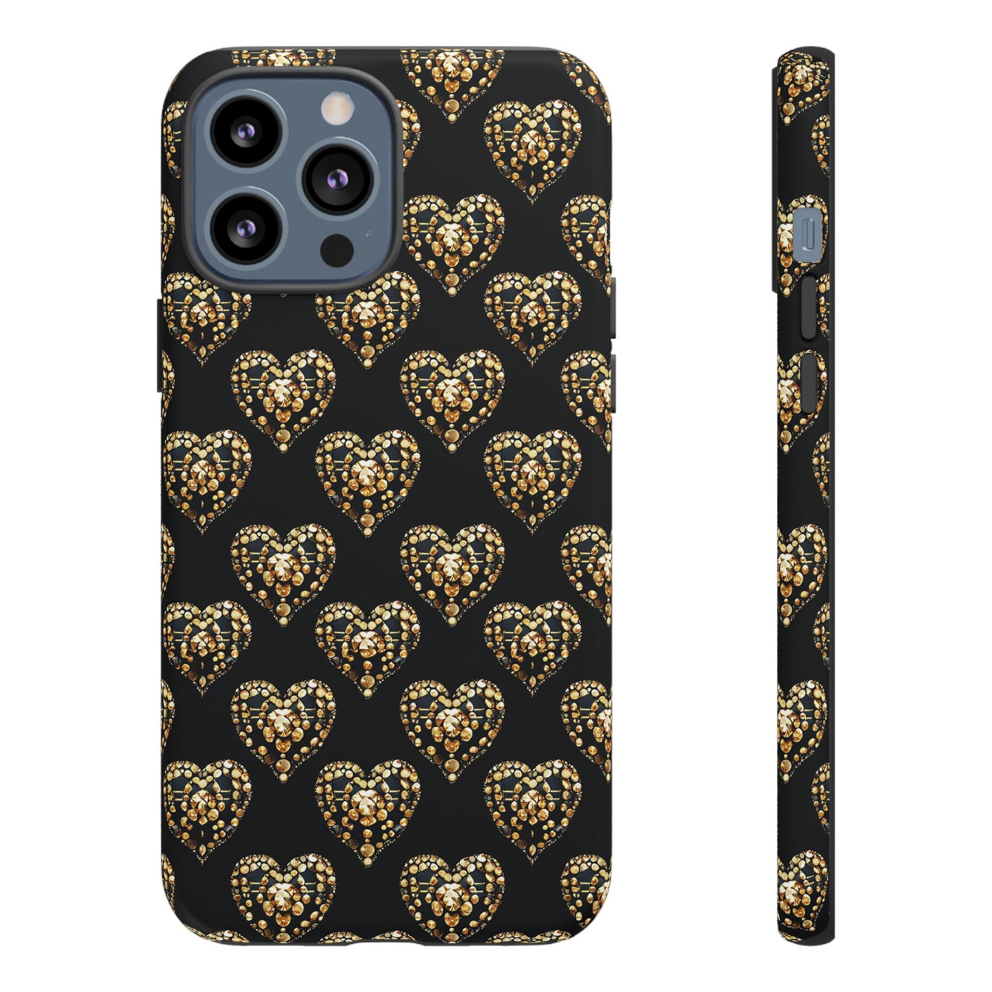 Golden Heart Luxe Phone Case