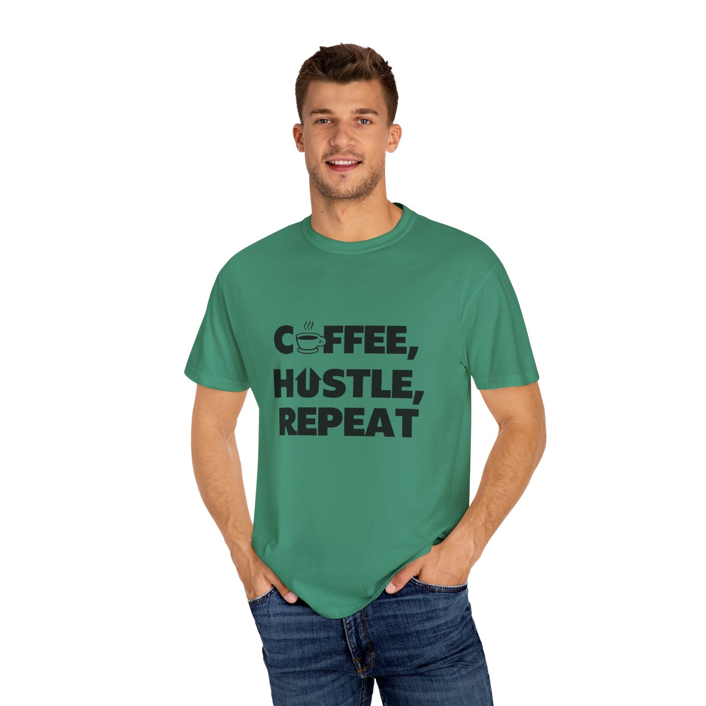 "Coffee, Hustle, Repeat" Unisex T-Shirt