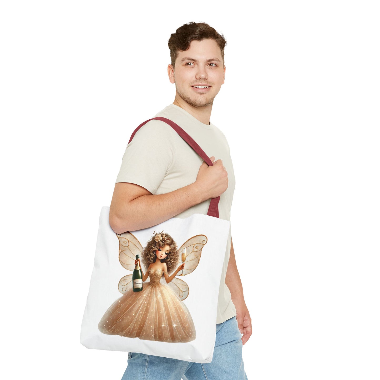 Golden Belle of Champagne Dreams – Luxe Tote Bag