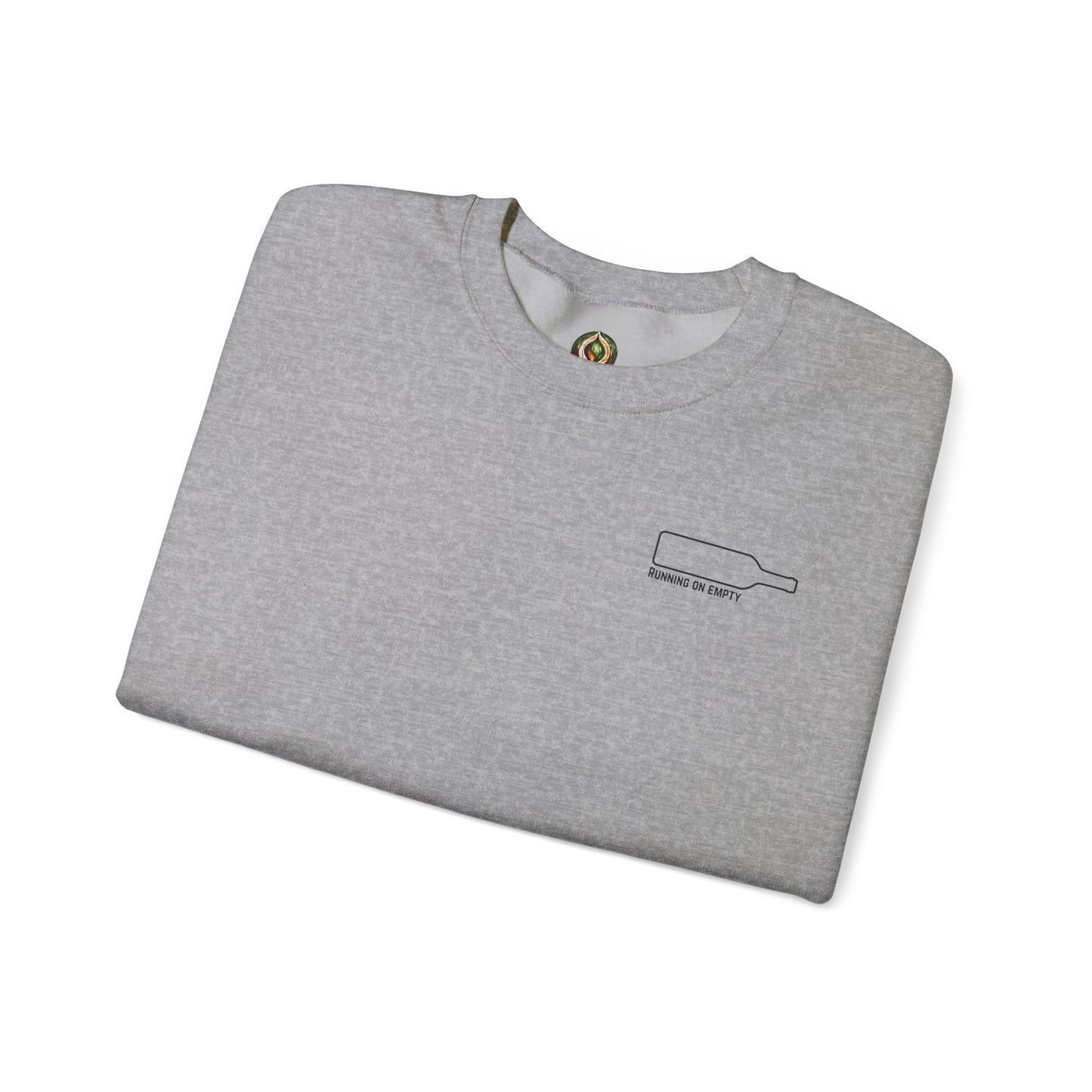 "Running on Empty" Unisex Crewneck Sweatshirt