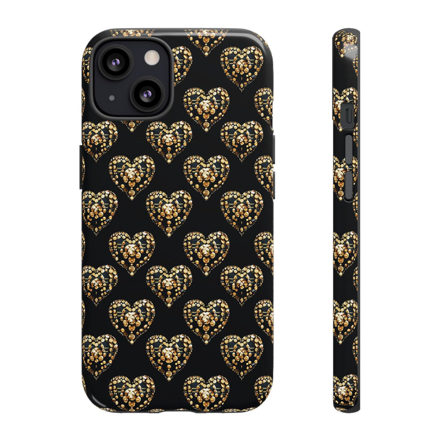 Golden Heart Luxe Phone Case