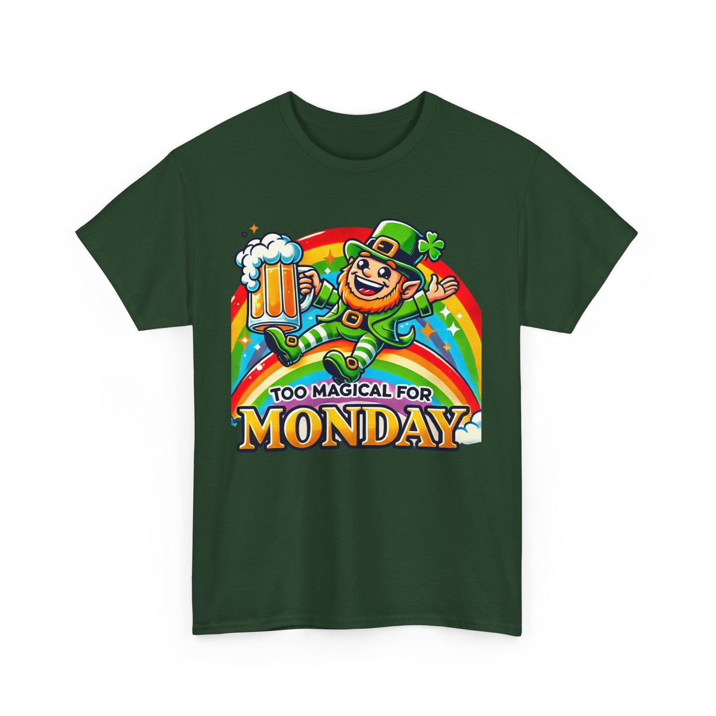 "Too Magical for Monday" St. Patrick’s Day Shirt – Unisex Lucky Tee