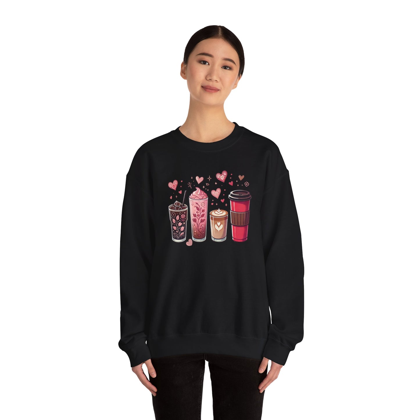 "Cup of Love" Coffee Lovers Crewneck