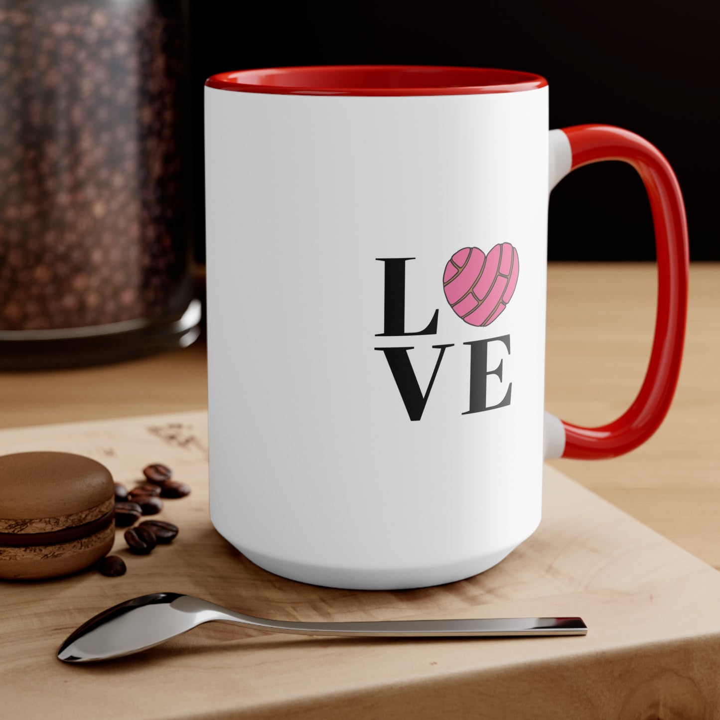 "Love Conchas" Accent Mug