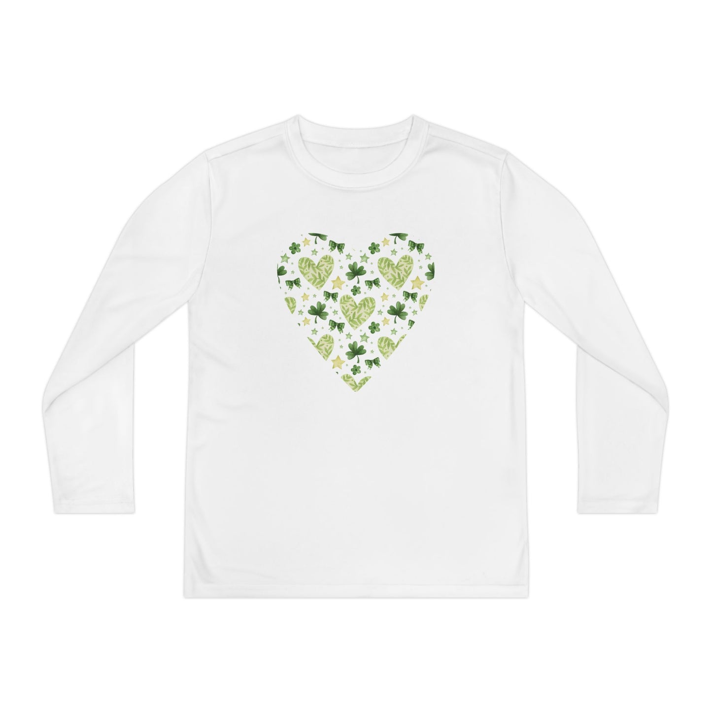 Lucky in Love ๐ Youth Long Sleeve Performance Tee