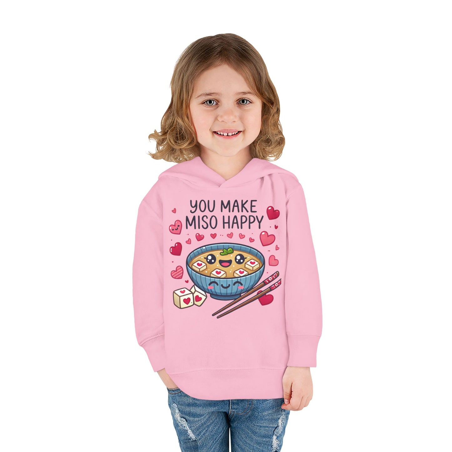"You Make Miso Happy" Toddler Hoodie