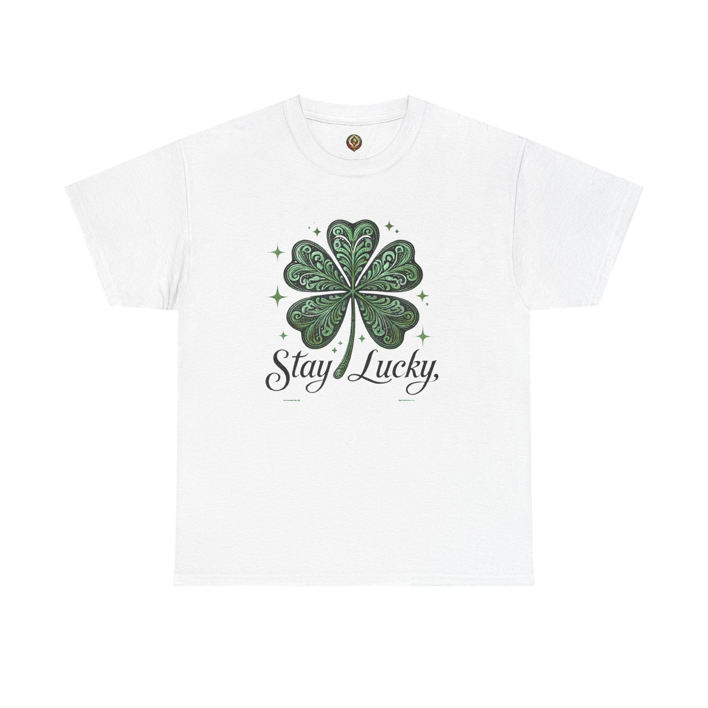 Stay Lucky π Unisex Heavy Cotton Tee β Classic Fit, All-Day Comfort