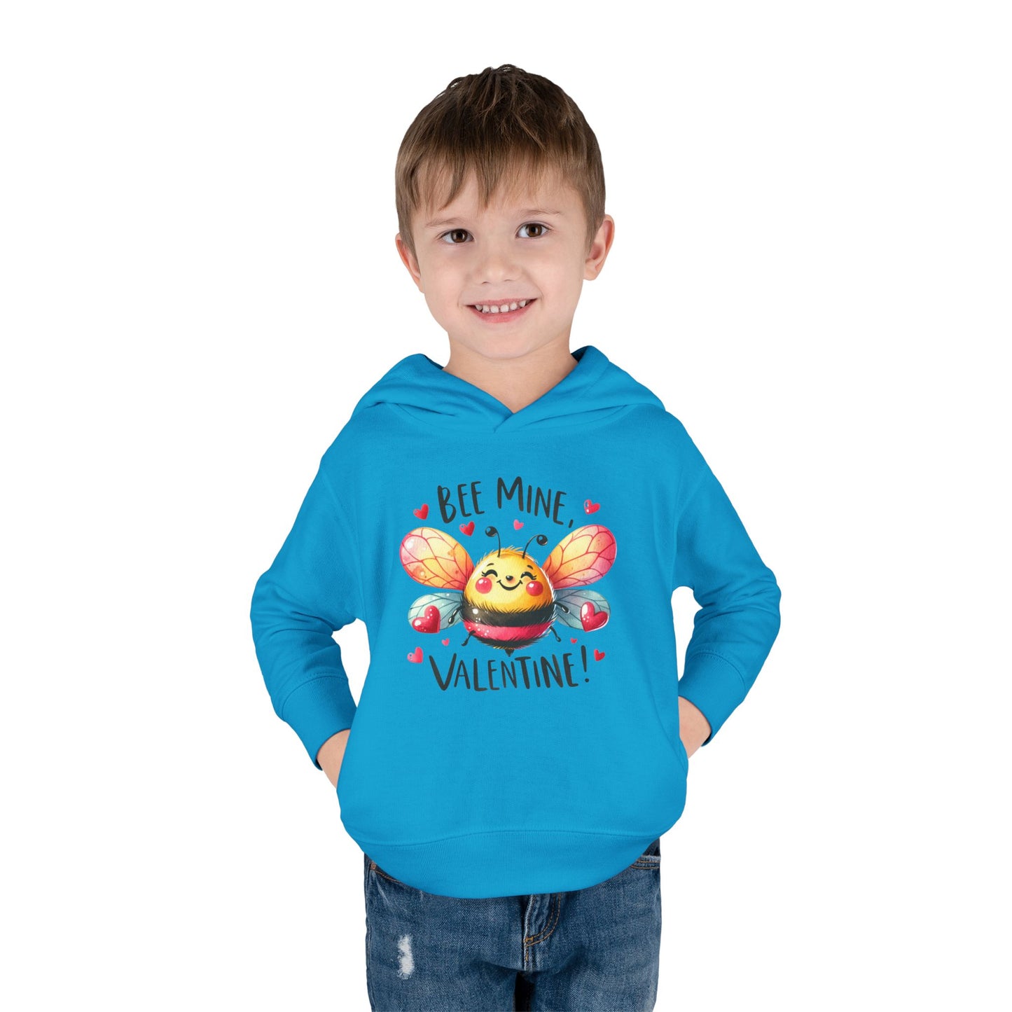 "Bee Mine, Valentine!" Toddler Hoodie