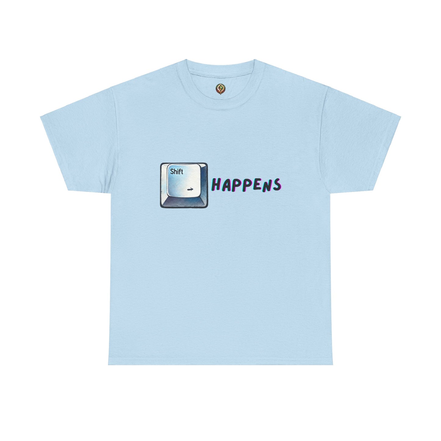⌨️ "Shift Happens" – Unisex Heavy Cotton Tee