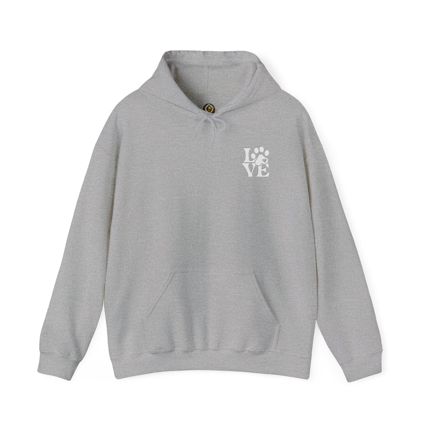 Cozy Love Paw-Print Unisex Hoodie