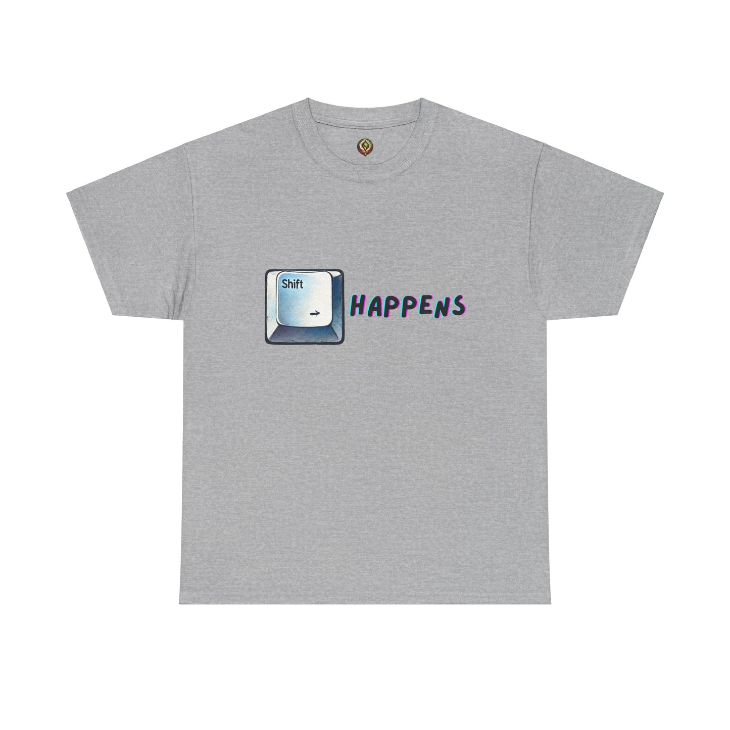 ⌨️ "Shift Happens" – Unisex Heavy Cotton Tee