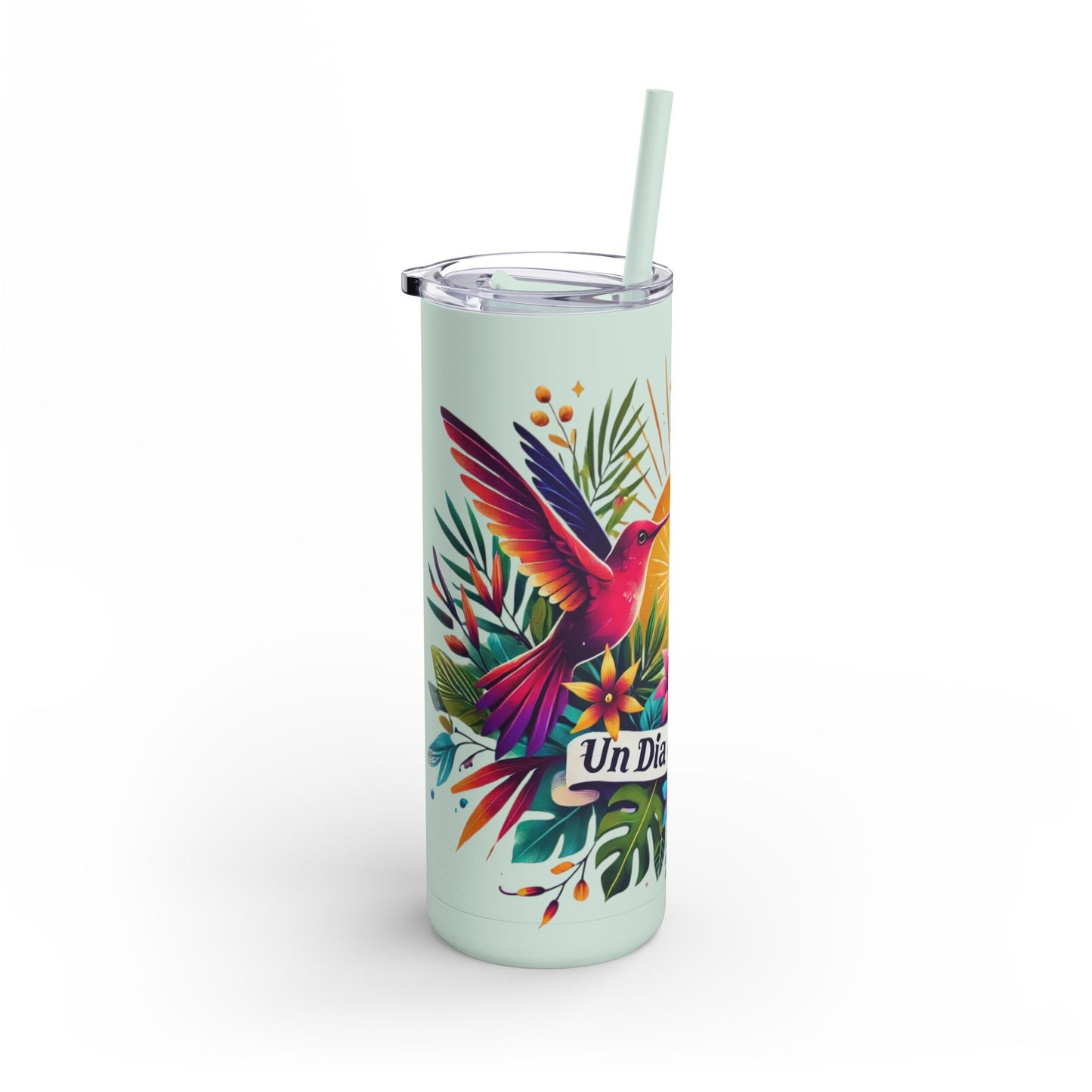 "Un Día a La Vez" Skinny Tumbler (20oz)