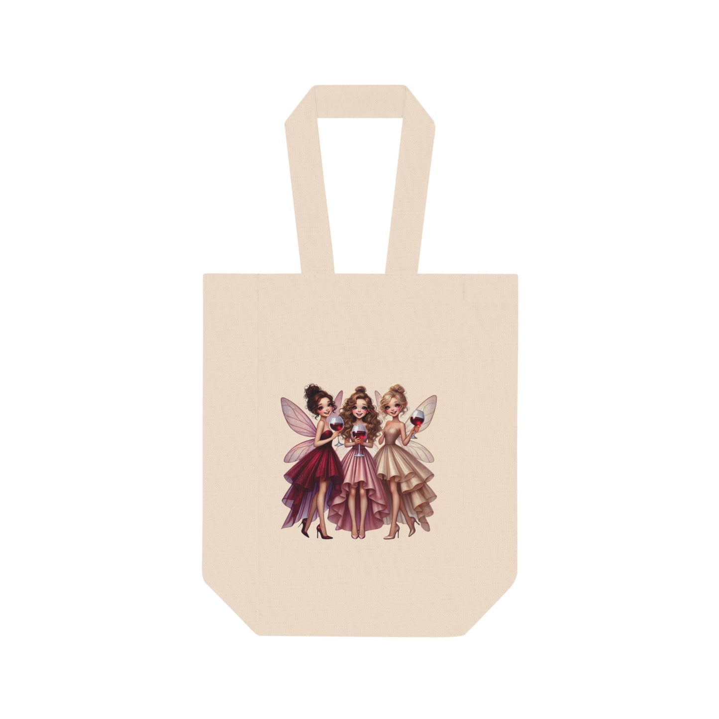Fairy Fine & Wine Divine – Double Wine Tote