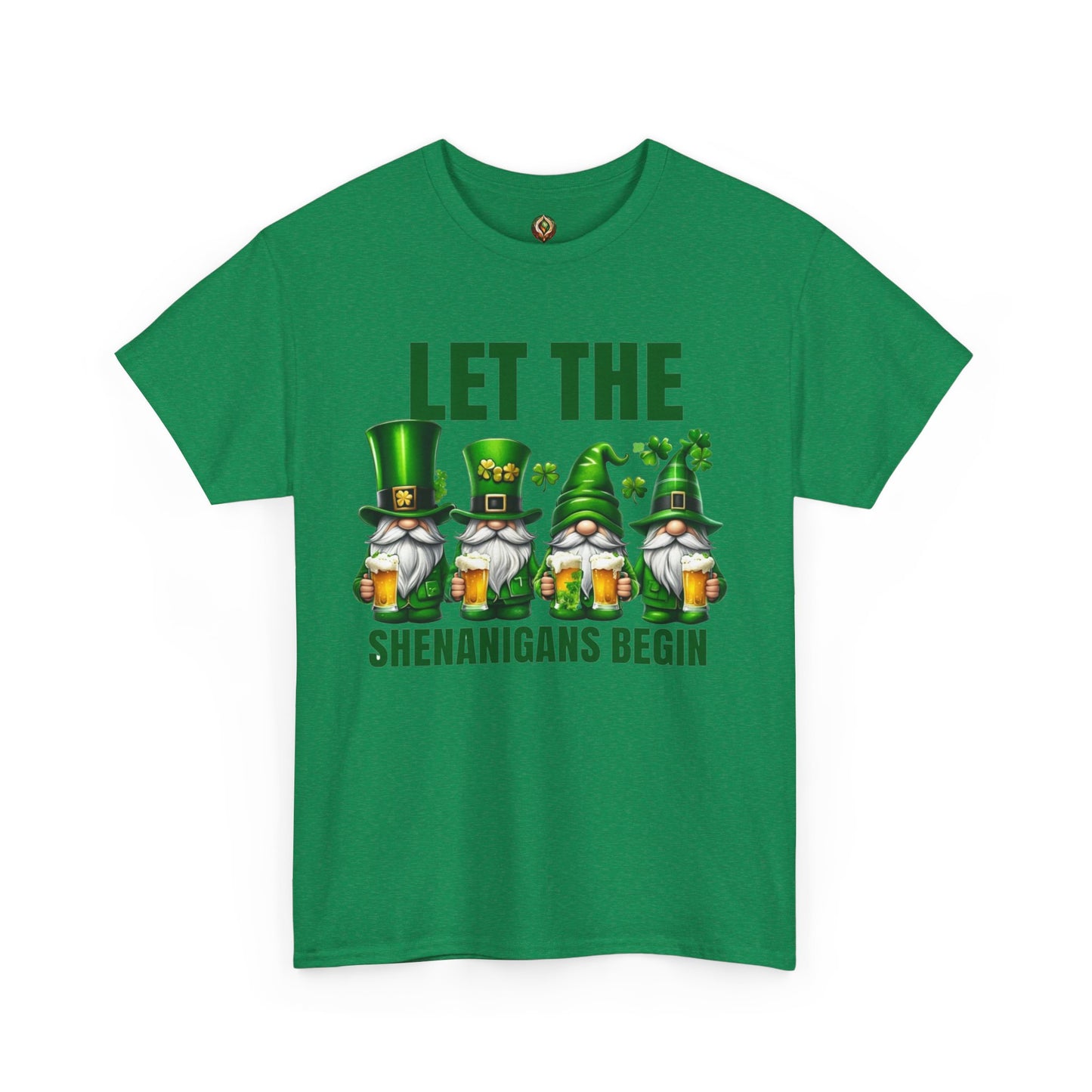 Let the Shenanigans Begin 🍀 Leprechaun Gnome St. Patrick’s Day Unisex Tee