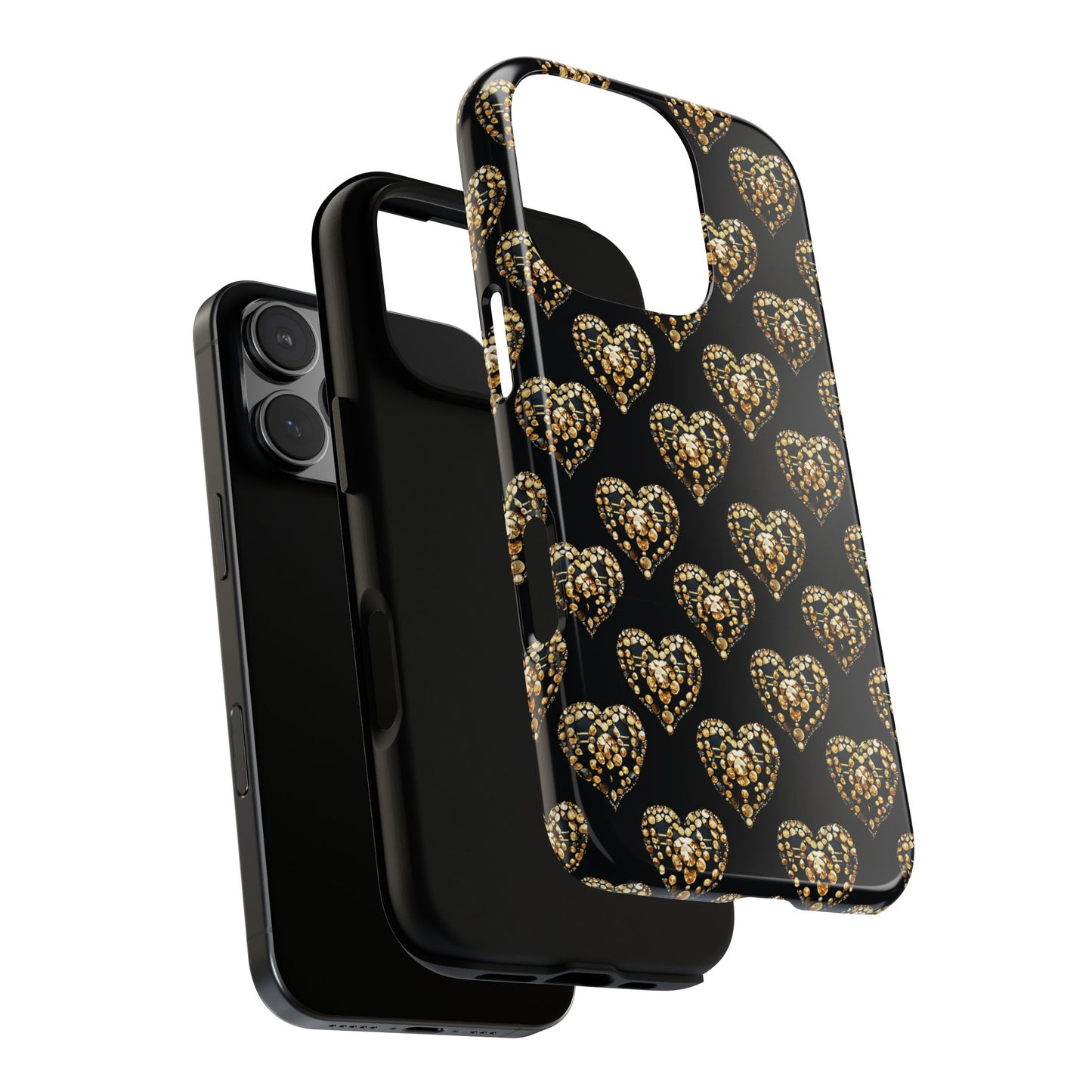 Golden Heart Luxe Phone Case