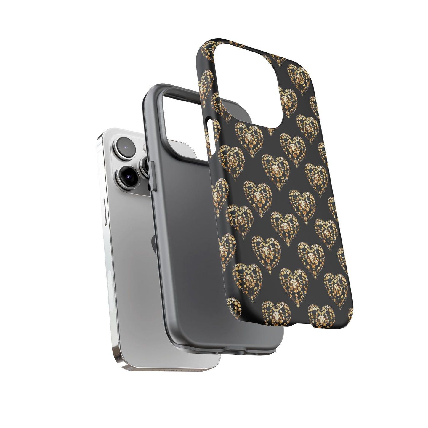 Golden Heart Luxe Phone Case