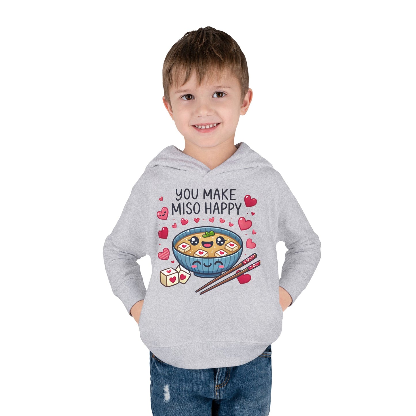 "You Make Miso Happy" Toddler Hoodie