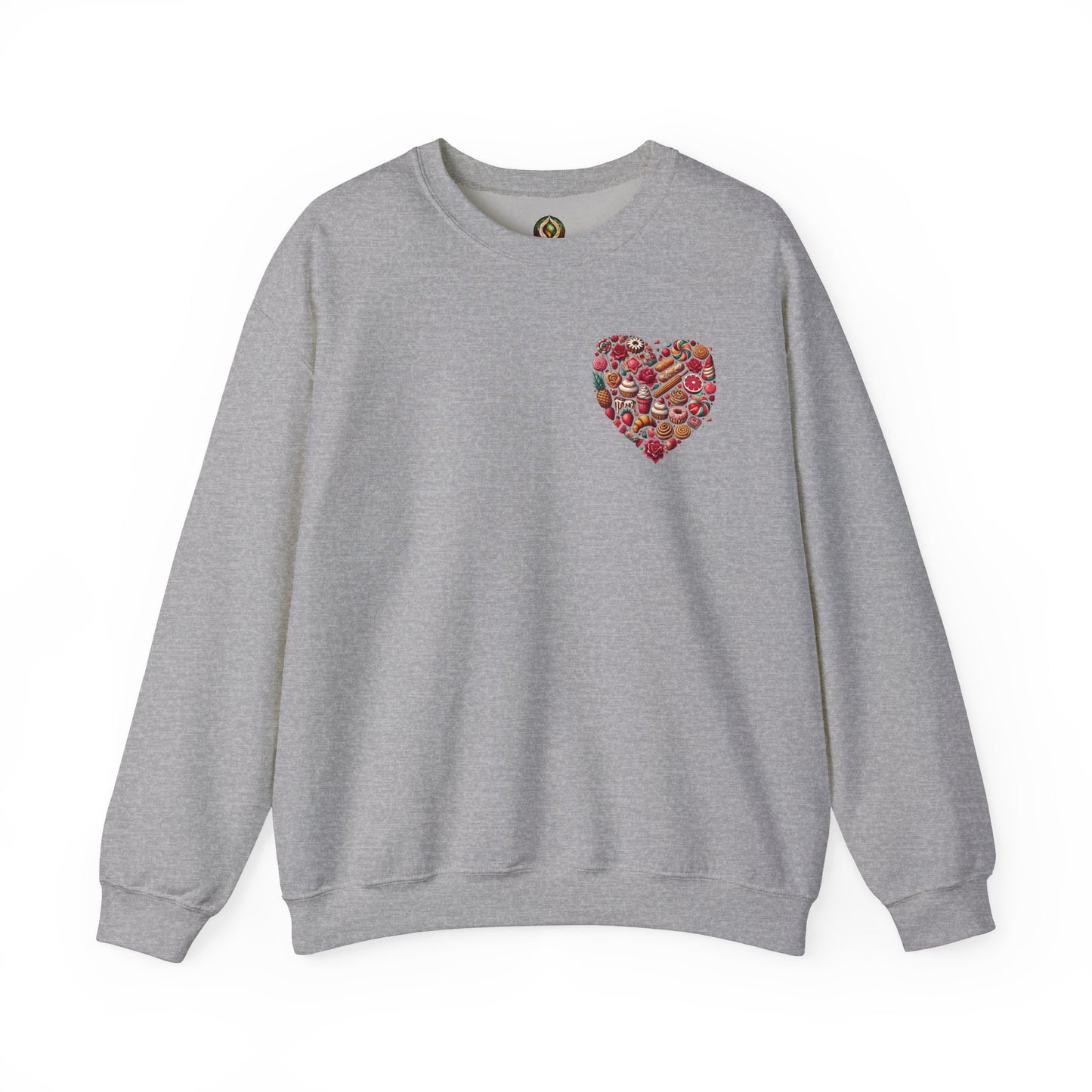 "Love in Every Stitch" Crewneck Sweatshirt
