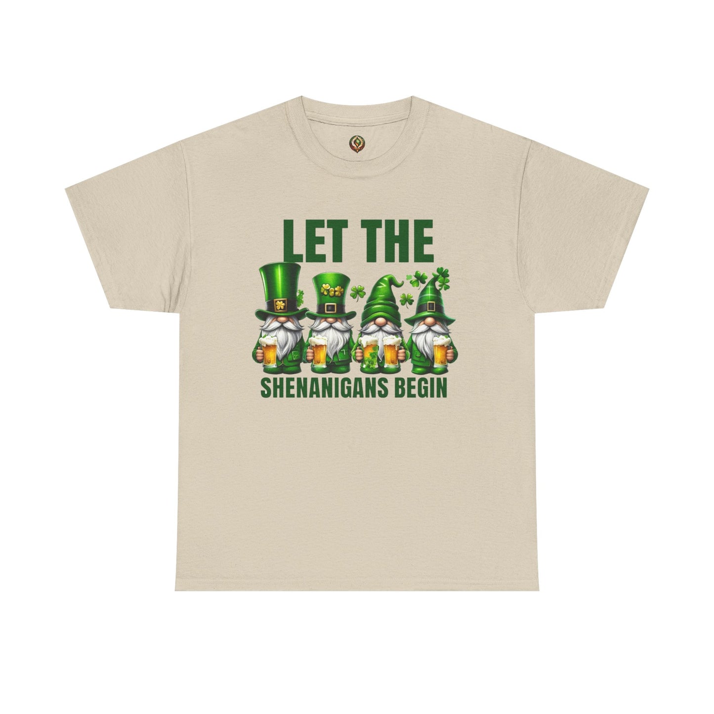 Let the Shenanigans Begin 🍀 Leprechaun Gnome St. Patrick’s Day Unisex Tee