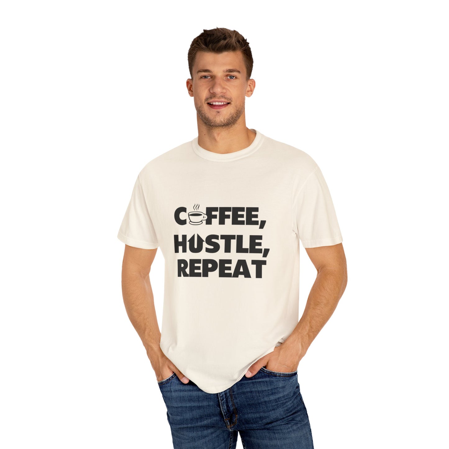 "Coffee, Hustle, Repeat" Unisex T-Shirt