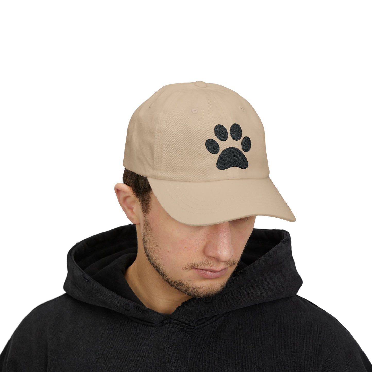 Minimalist Paw Print – Classic Dad Cap