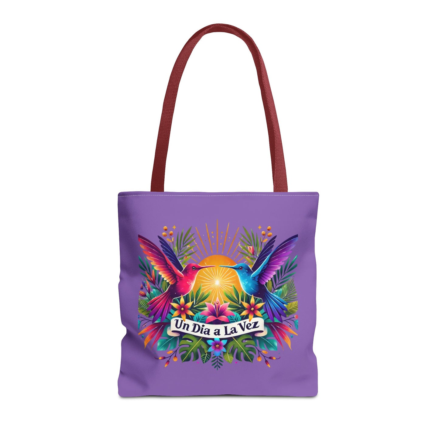 "Un Día a la Vez" Tropical Sunrise Tote Bag