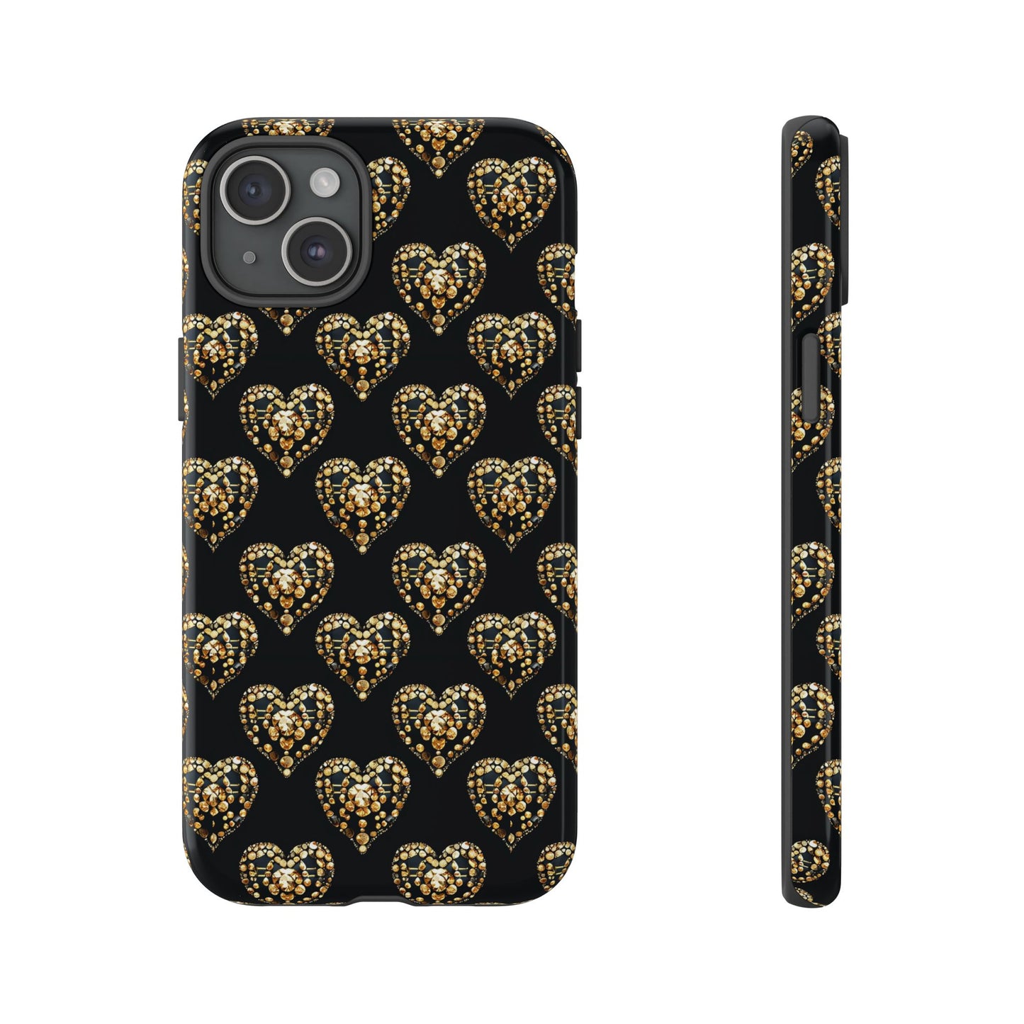 Golden Heart Luxe Phone Case