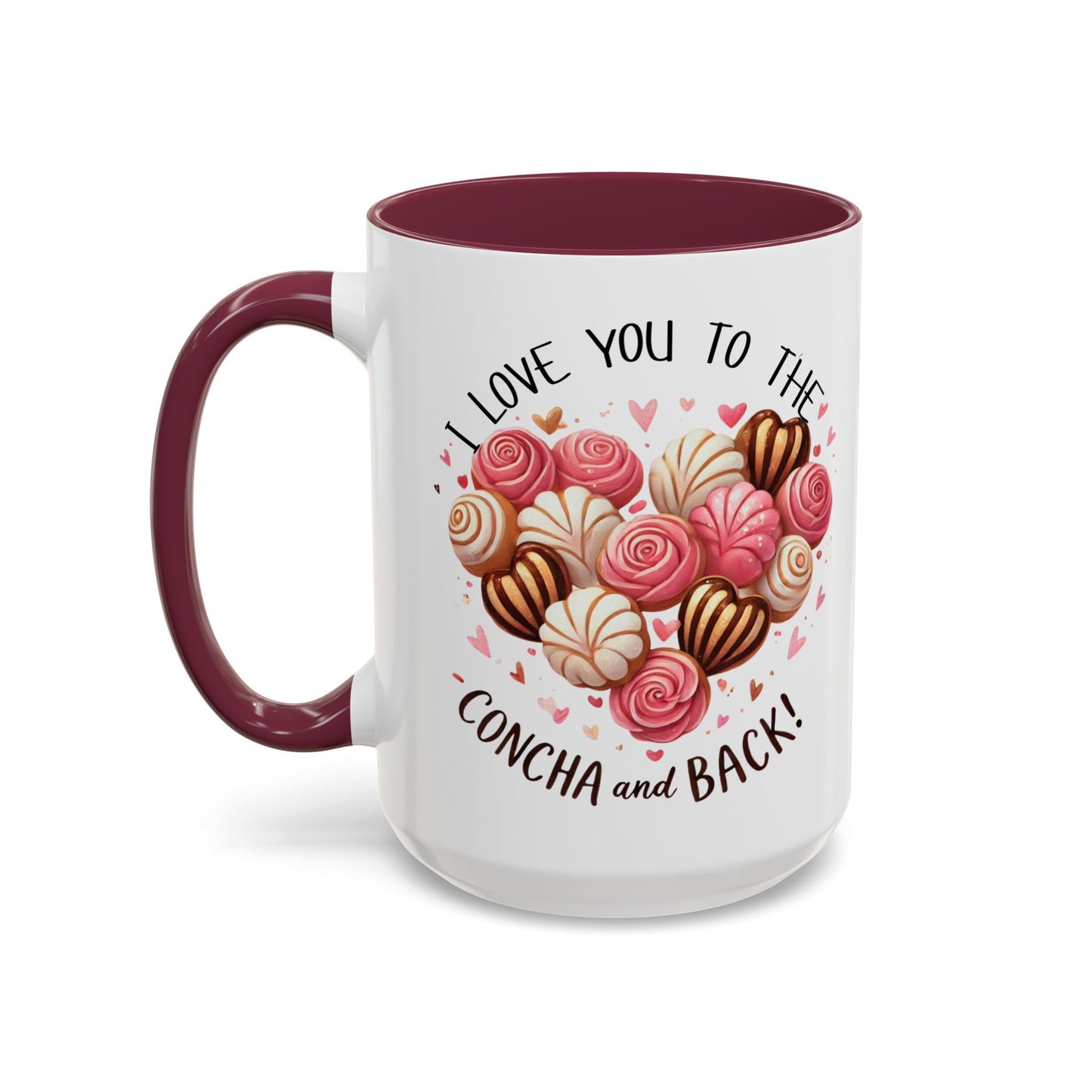 "Concha and Back" Colorful Mug (11oz, 15oz)