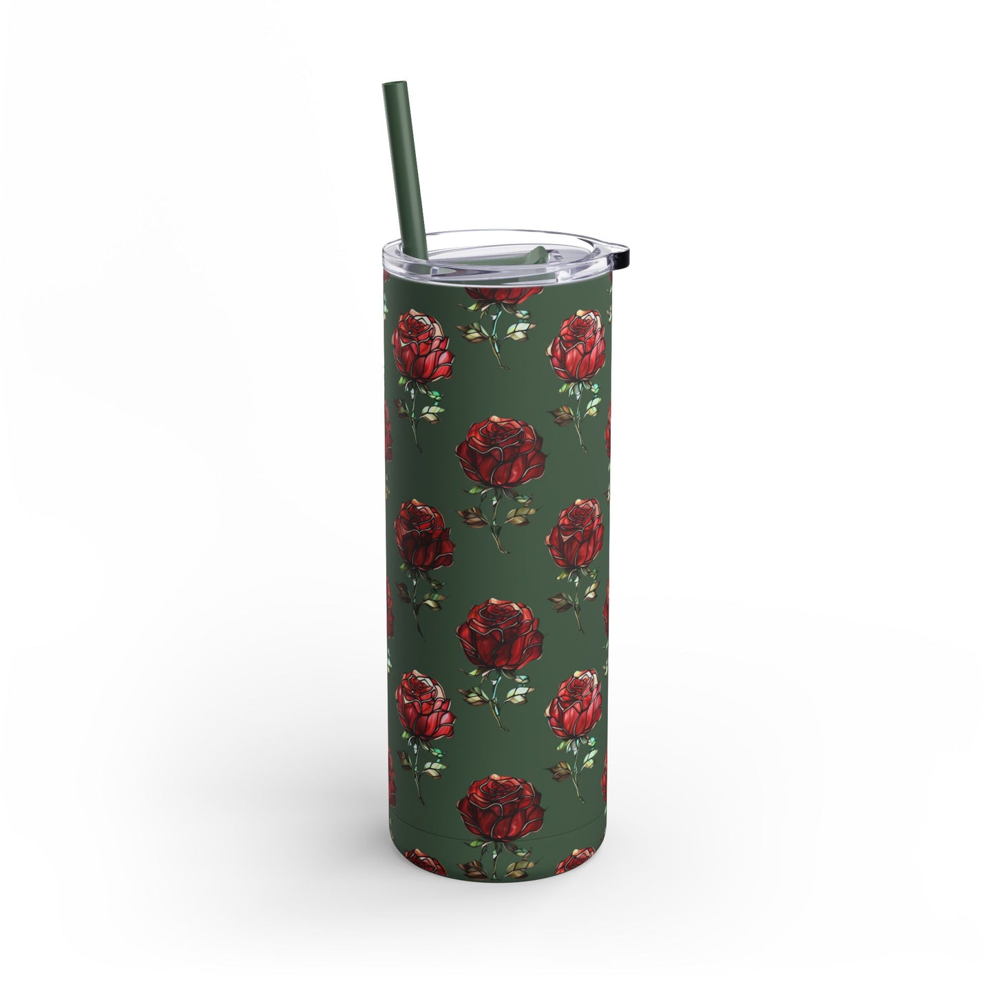 "Timeless Roses" Skinny Matte Tumbler, 20oz