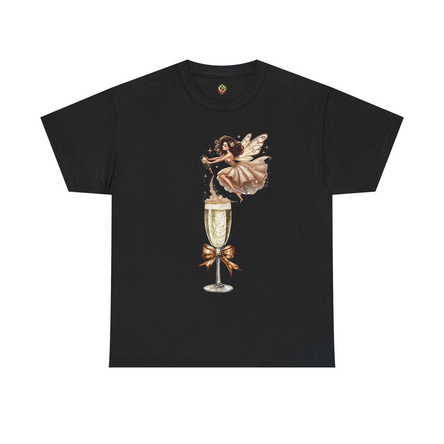 Pop, Fizz, Flutter – Champagne Wishes Unisex Tee