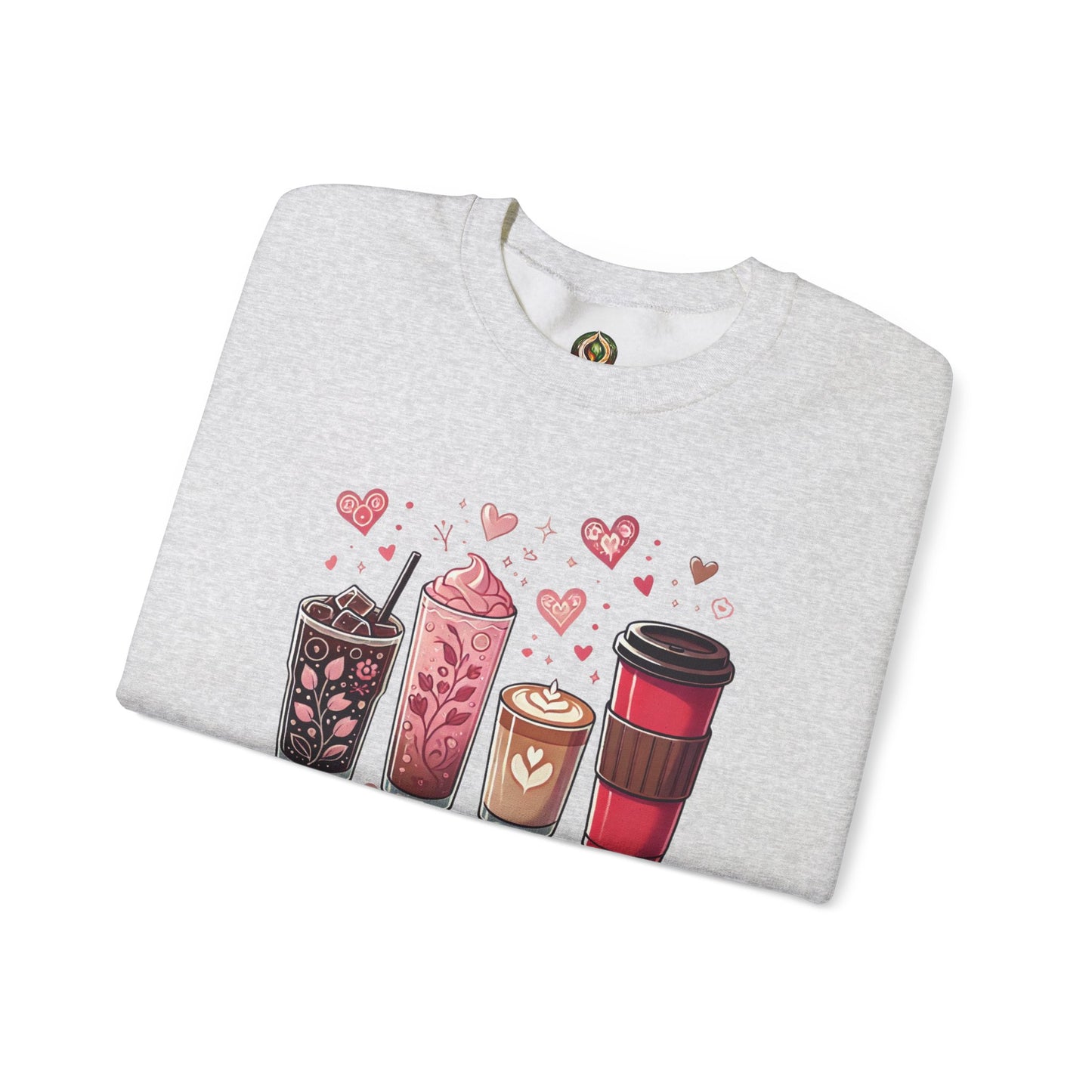 "Cup of Love" Coffee Lovers Crewneck