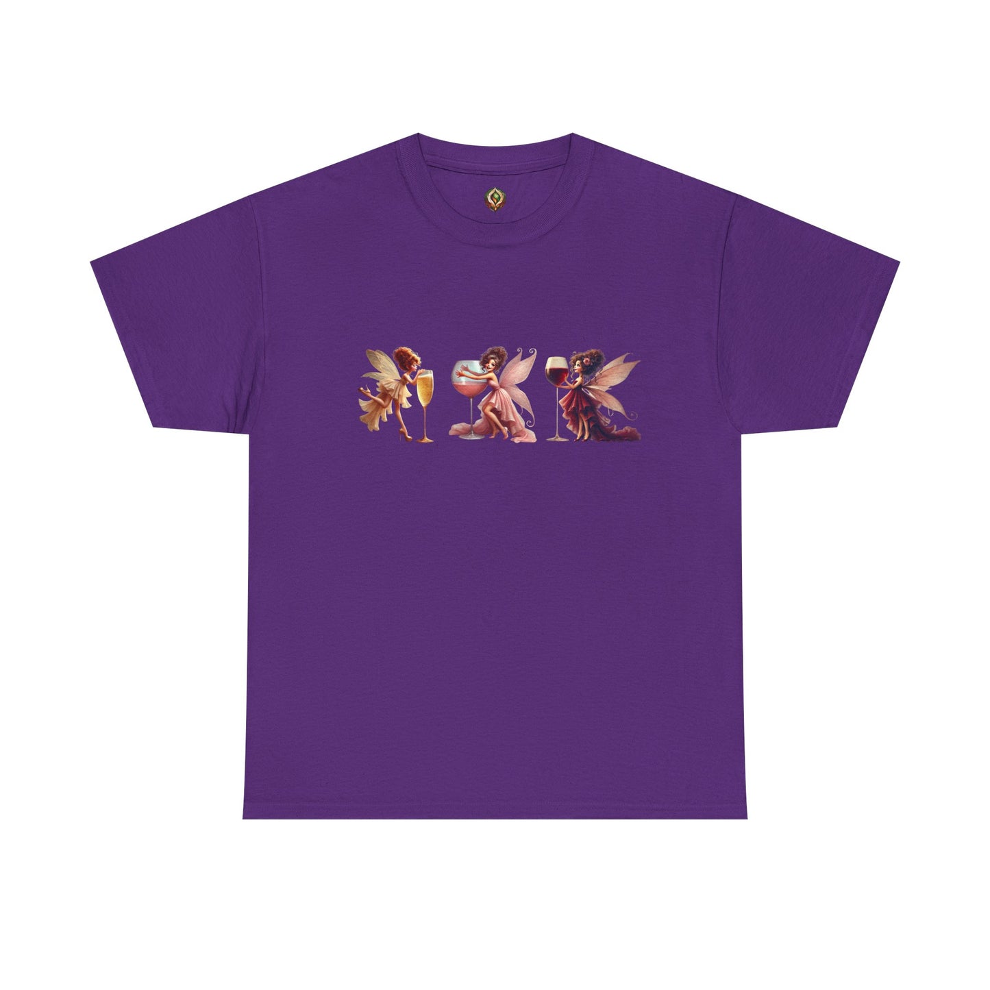 Spirited Sips & Whimsy Wings β Unisex Heavy Cotton Tee