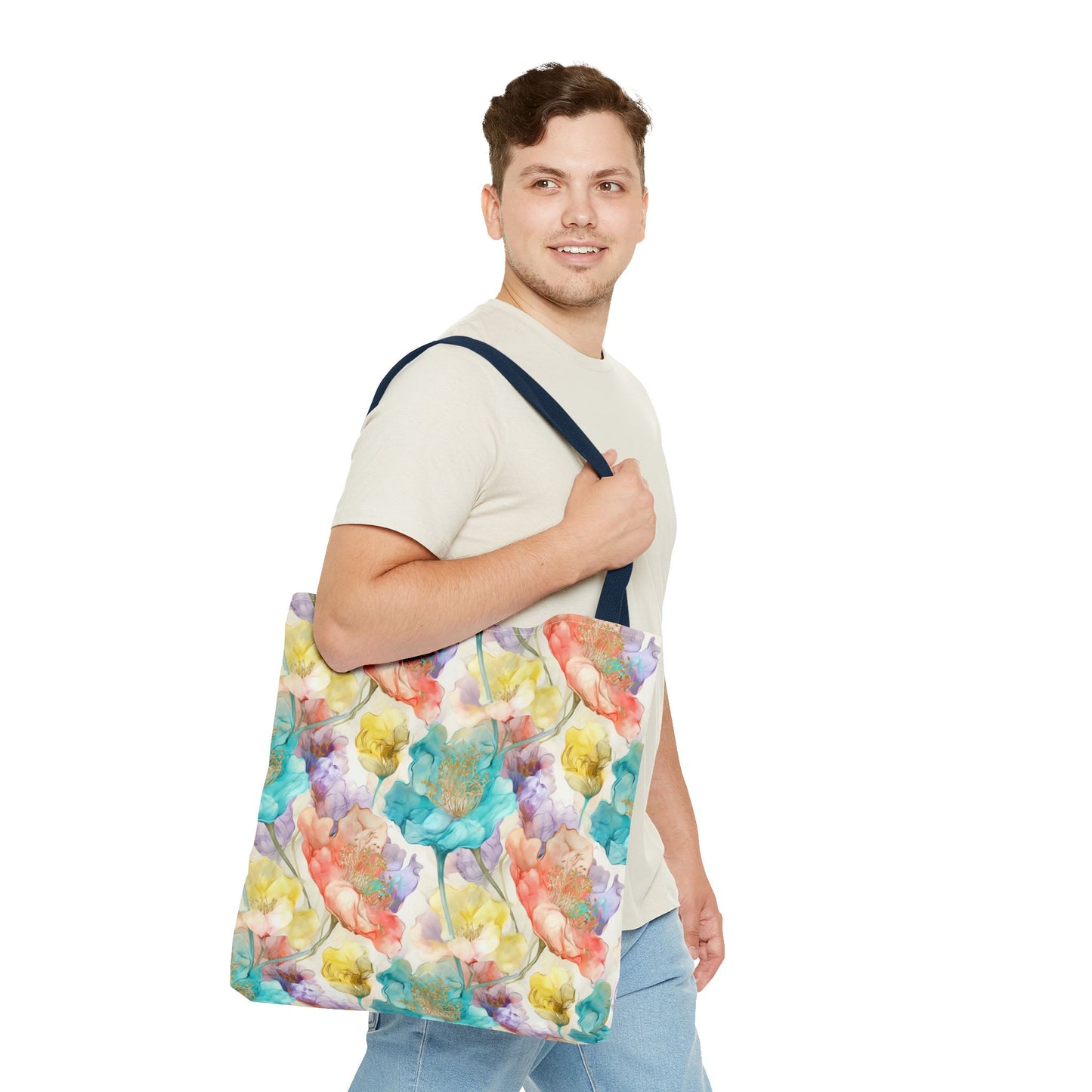 Watercolor Bloom ๐ธ Artistic Tote Bag