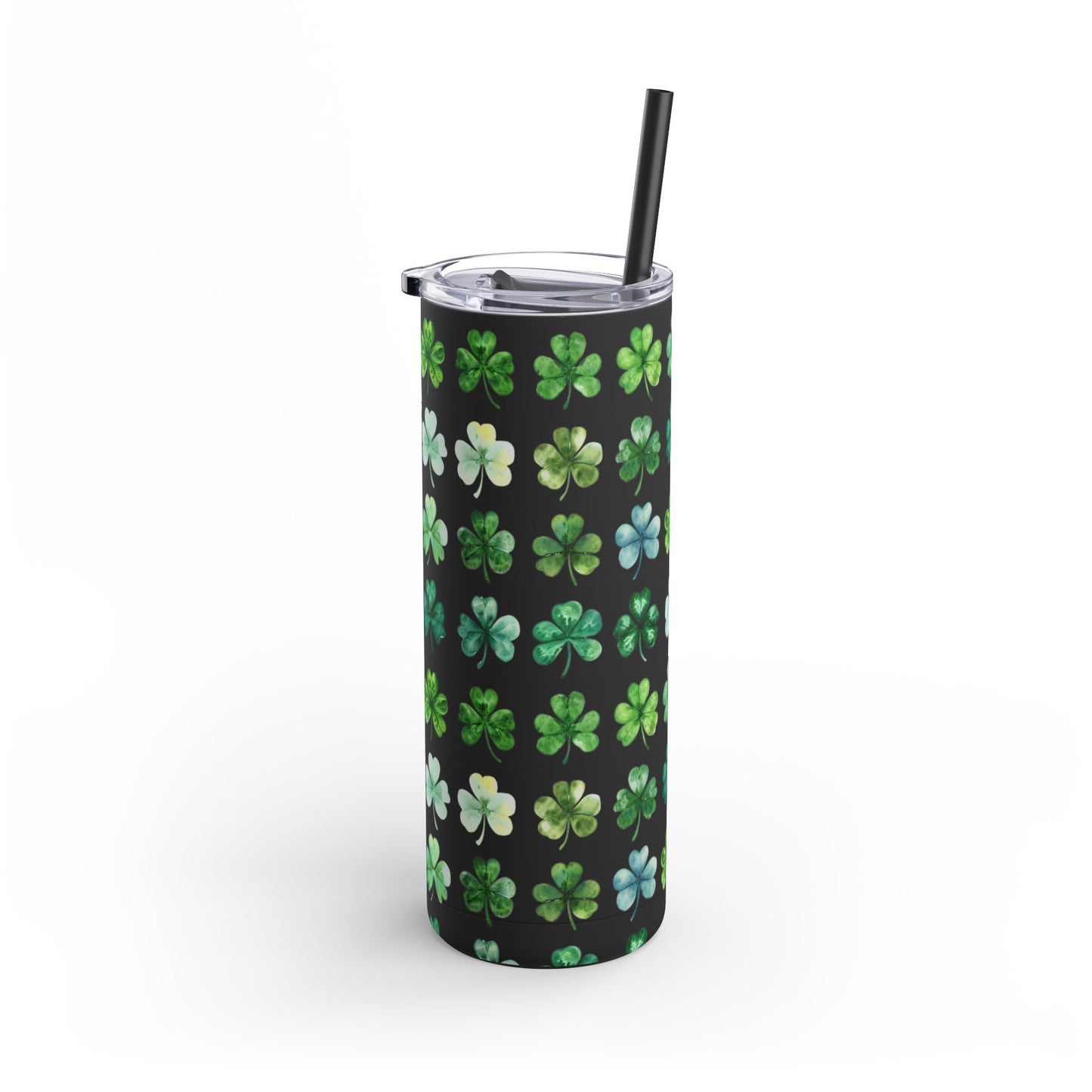 Lucky Sip π 20oz Matte Tumbler β Triple Color Charm, Hot & Cold Insulated