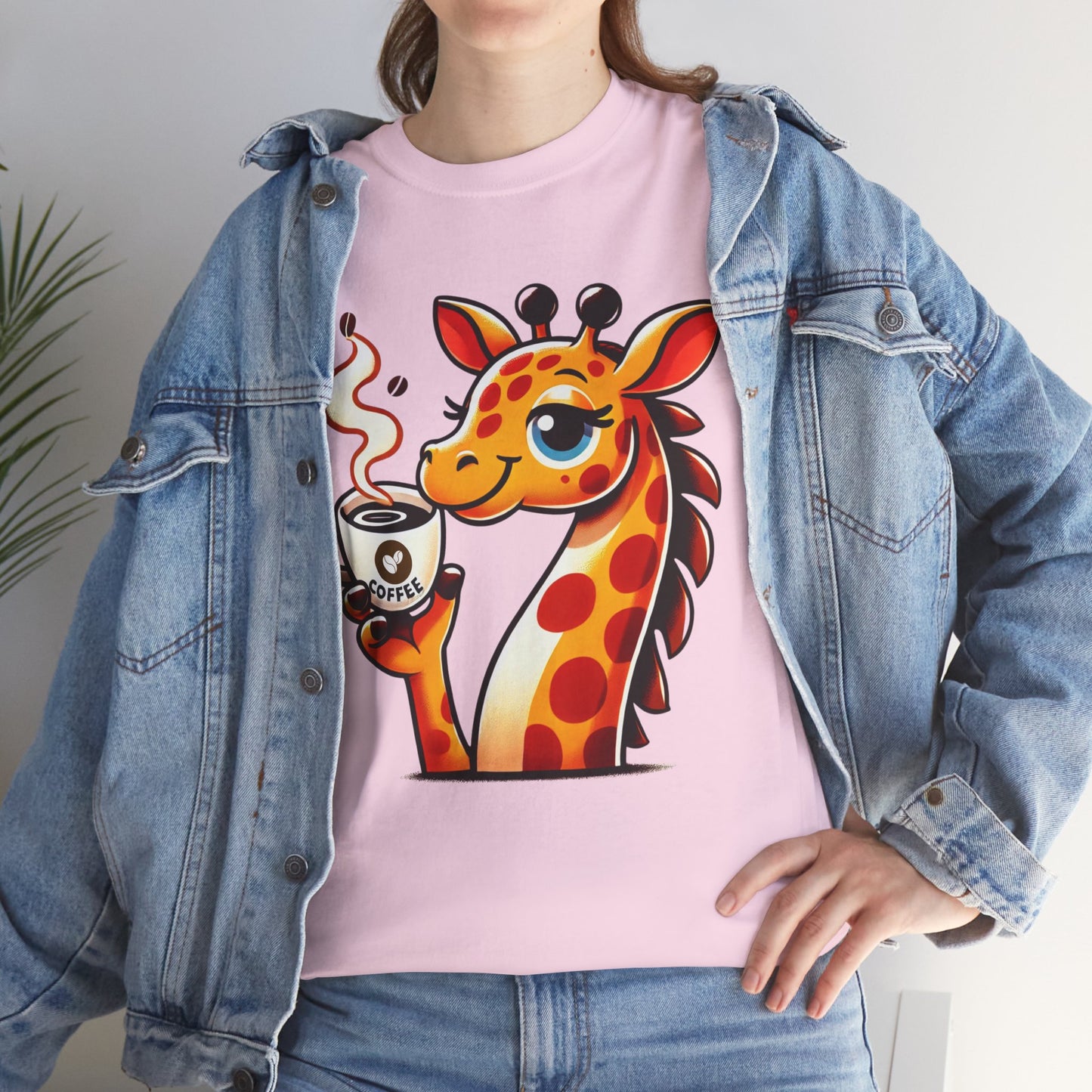 "Sassy Giraffe Coffee Lover" Unisex Tee