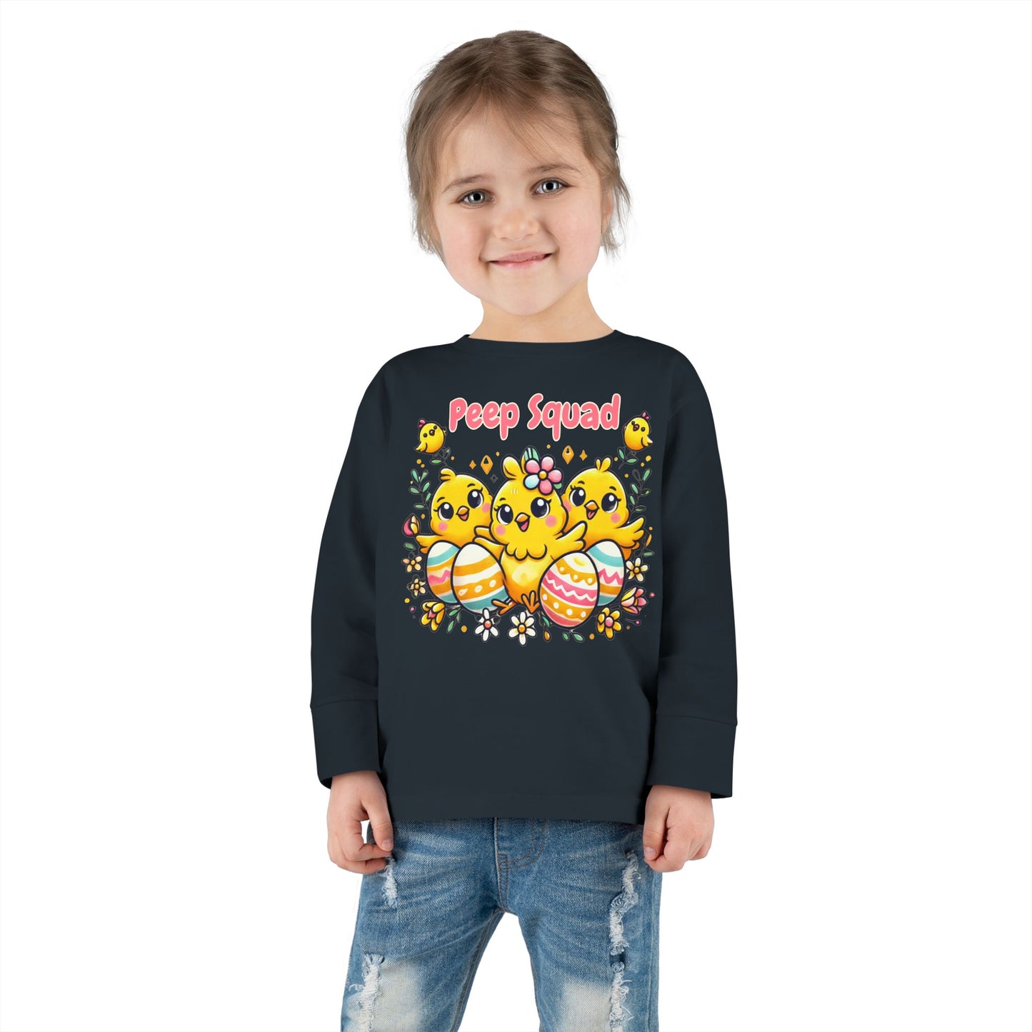 “Peep Squad” – Toddler Long Sleeve Tee