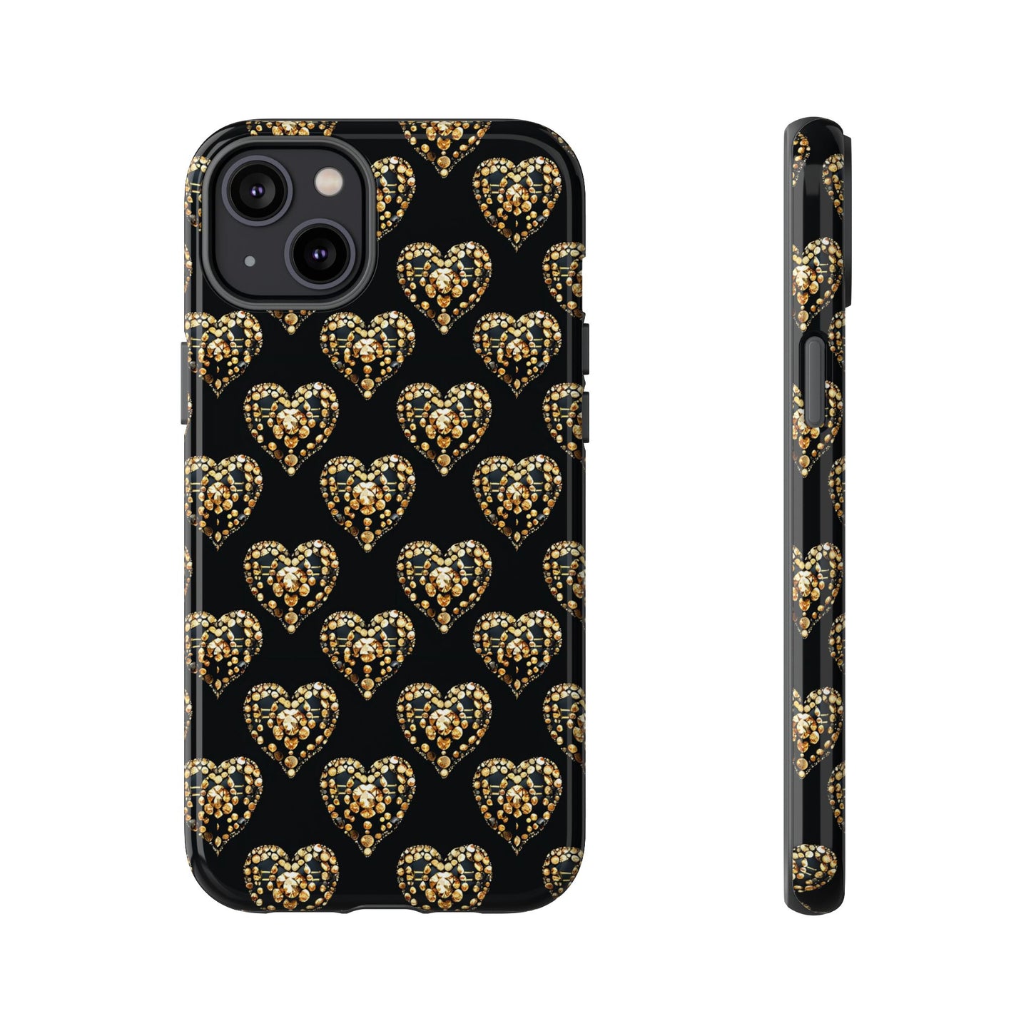 Golden Heart Luxe Phone Case