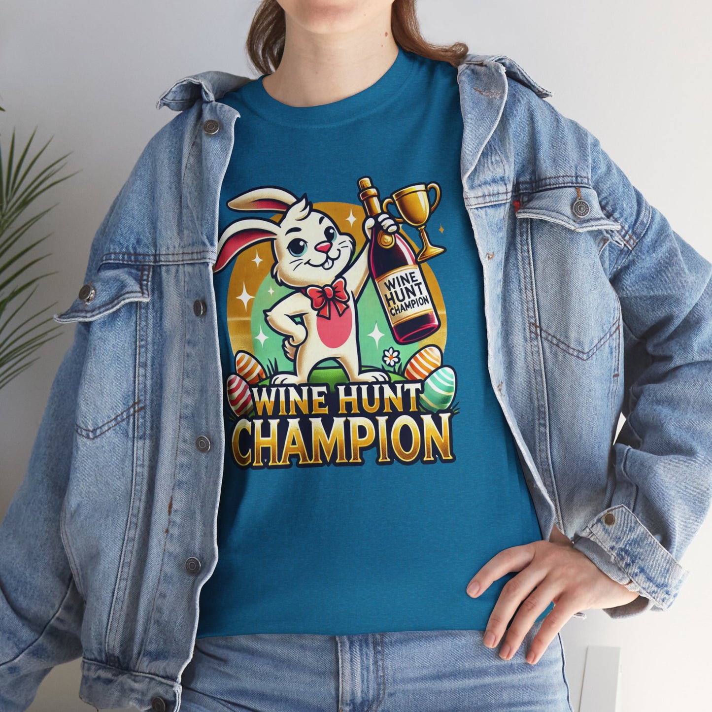 Wine Hunt Champion – Unisex Heavy Cotton Tee 🍷🏆